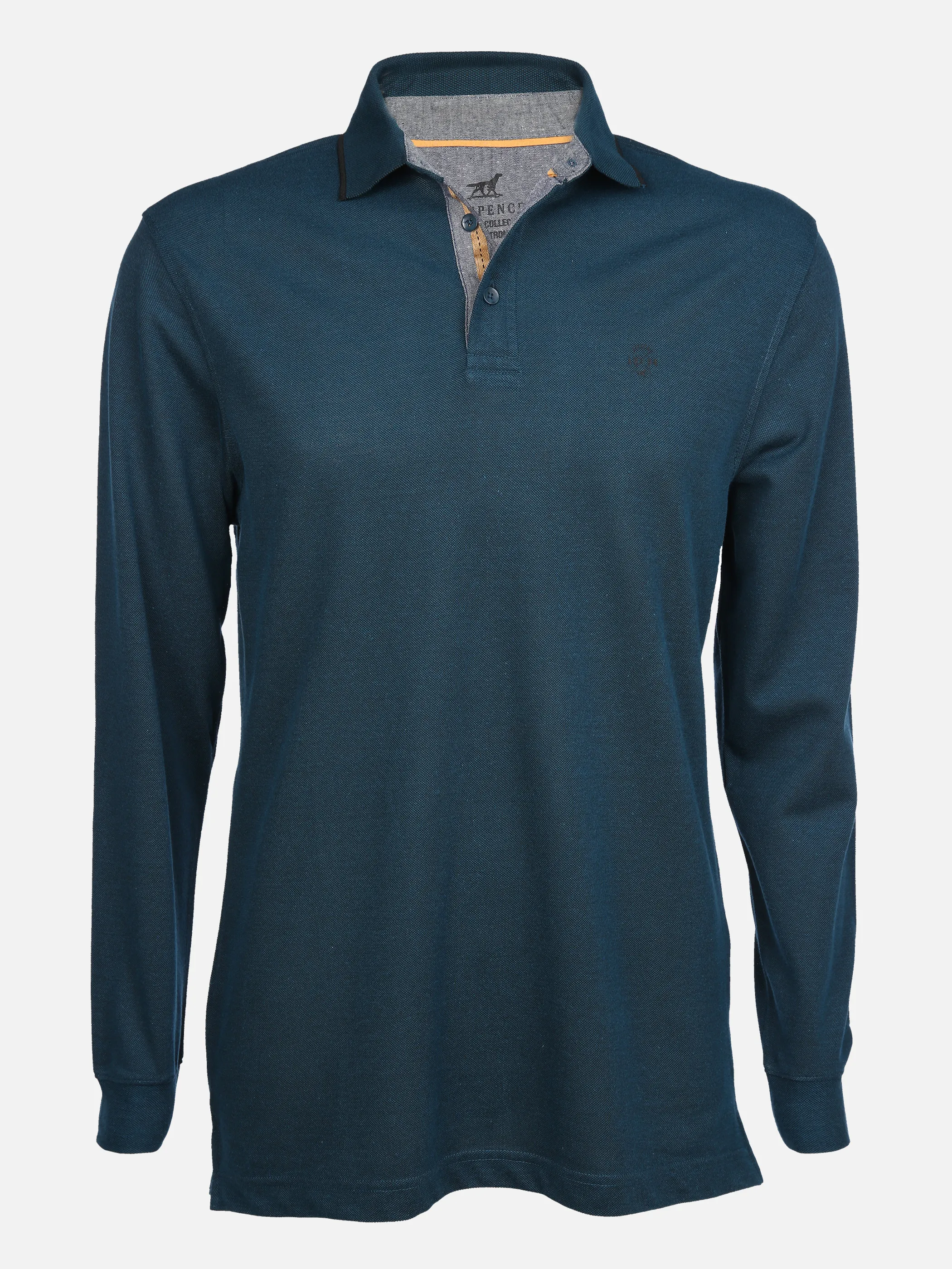 Jim Spencer He. Poloshirt 1/1 Arm meliert Grün 857079 PETROL 1 Jim Spencer He. Poloshirt 1/1 Arm meliert Grün 857079 PETROL 1