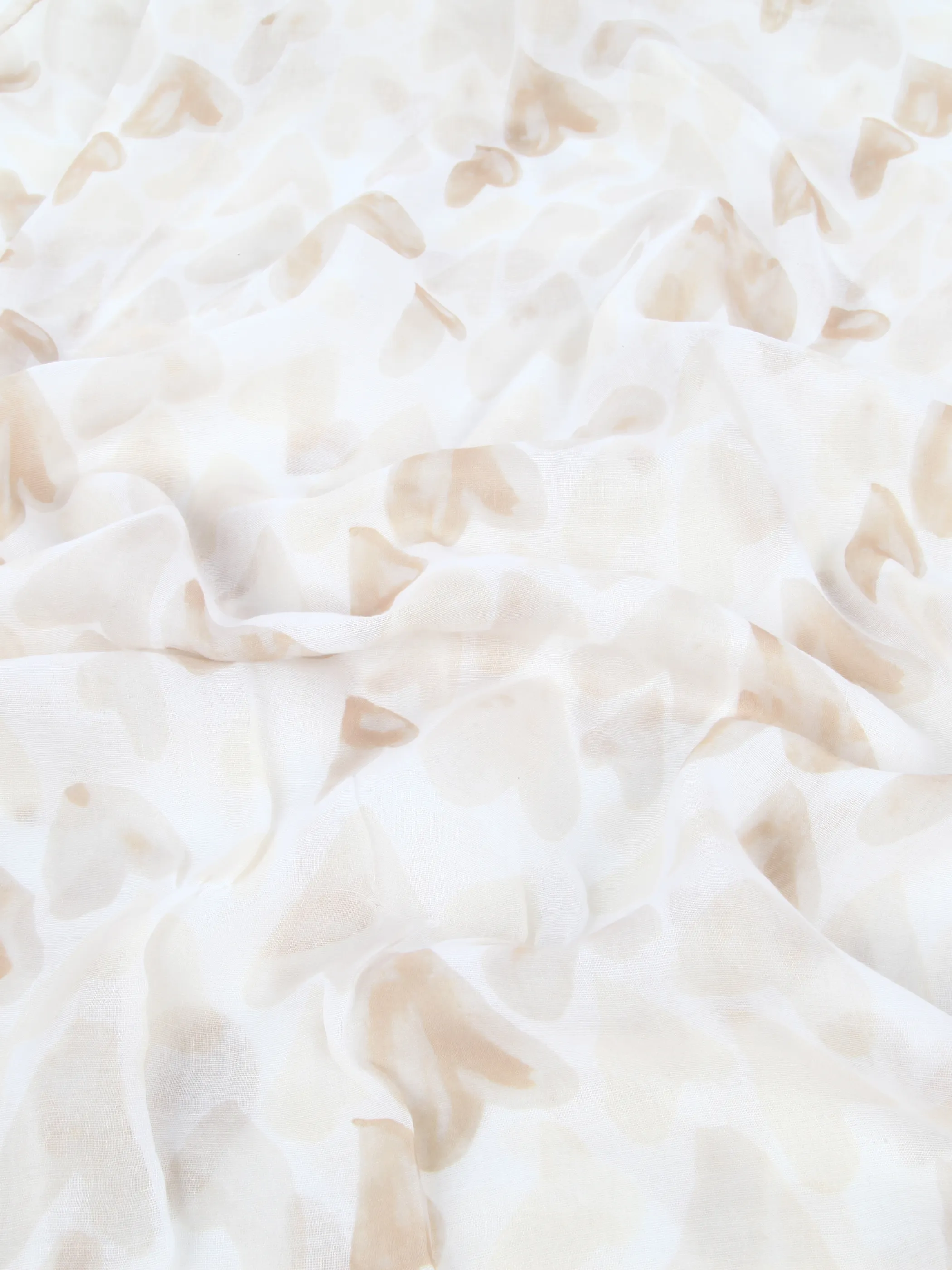 Sure Da-Loop m. Druck Beige 927537 HERZEN 3