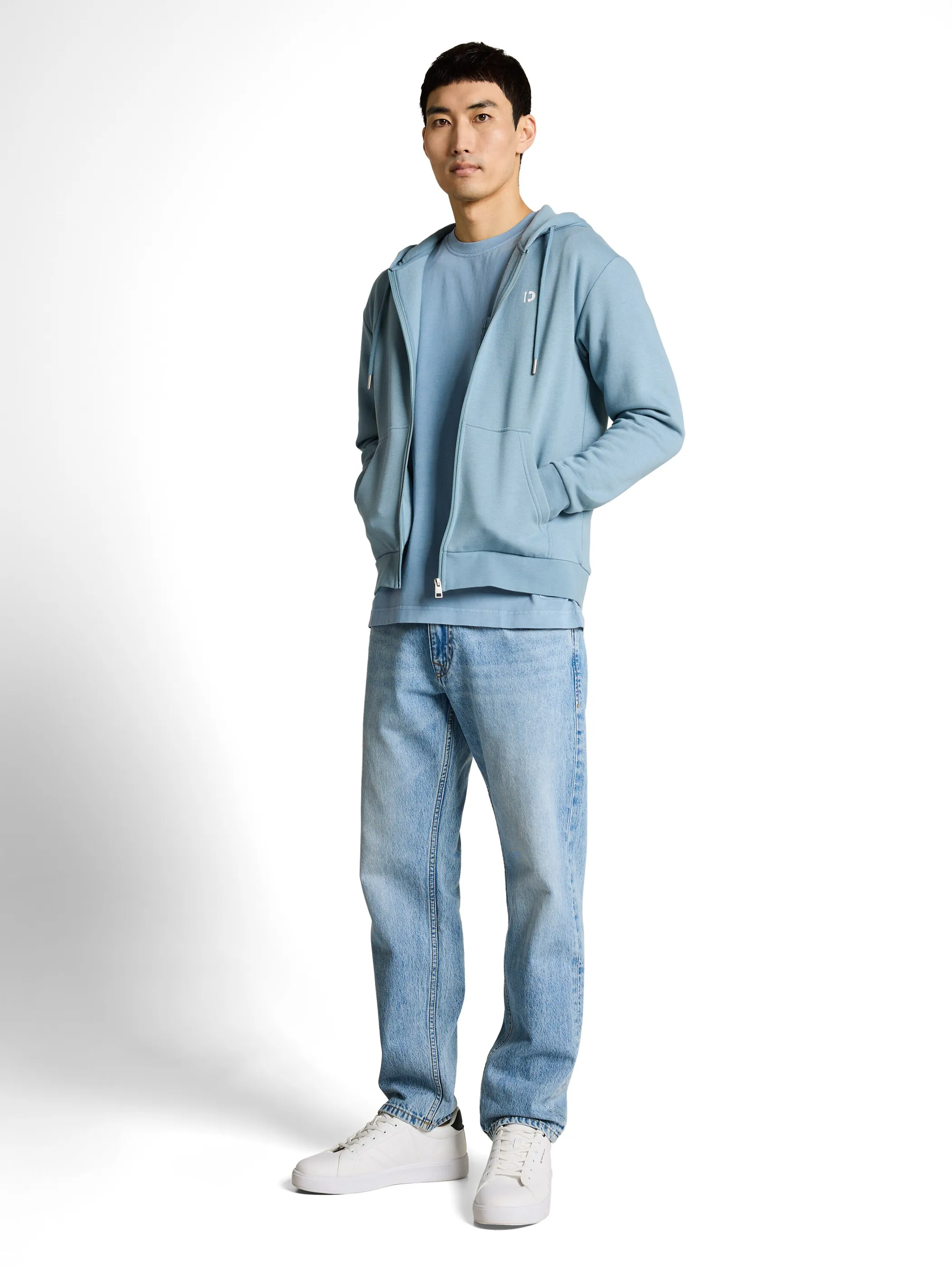 Tom Tailor 1050582 garment dye t-shirt with pocket Blau 922111 39441 1