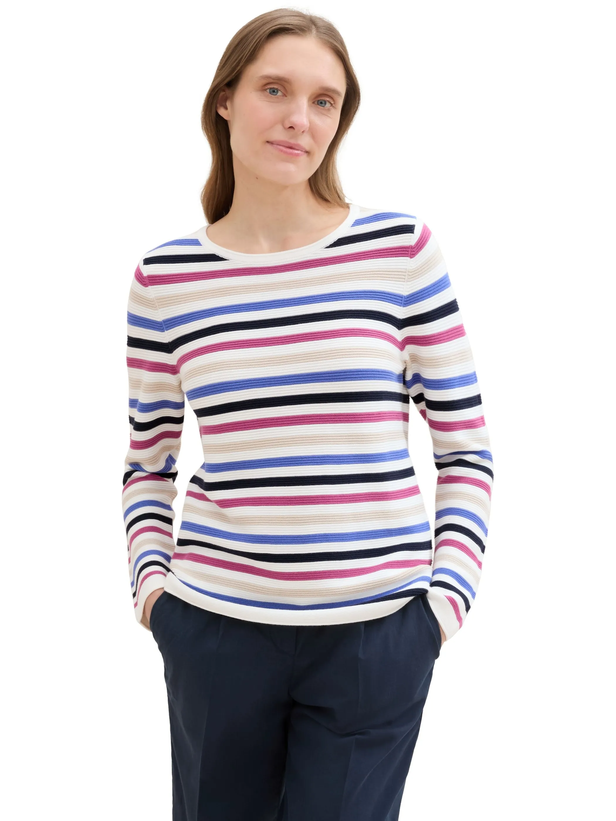 Tom Tailor 1016350 NOS sweater new ottoma Bunt 827729 36208 Tom Tailor 1016350 NOS sweater new ottoma Bunt 827729 36208