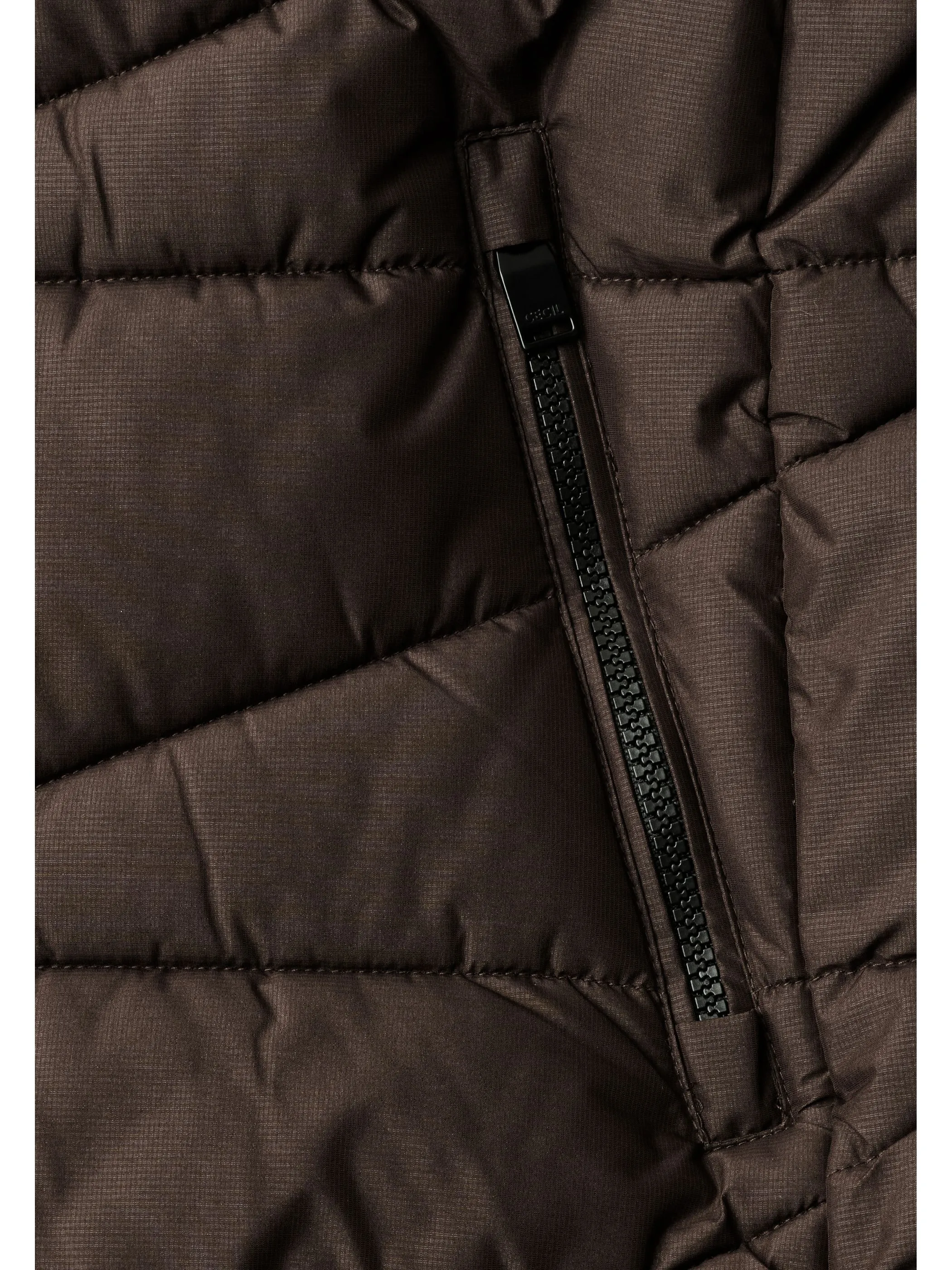 Cecil B202276 TOS Sportive Padded Jacket Braun 930135 17754