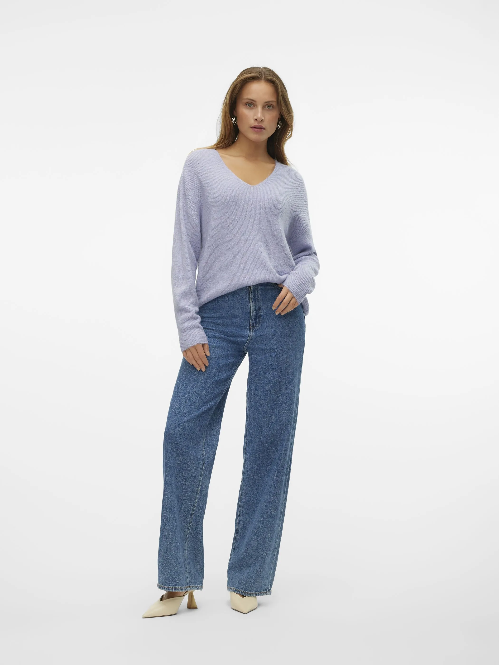 Vero Moda 10233357 VMCREWLEFILE LS V-NEC Lila 842583 211251002 4 Vero Moda 10233357 VMCREWLEFILE LS V-NEC Lila 842583 211251002 4