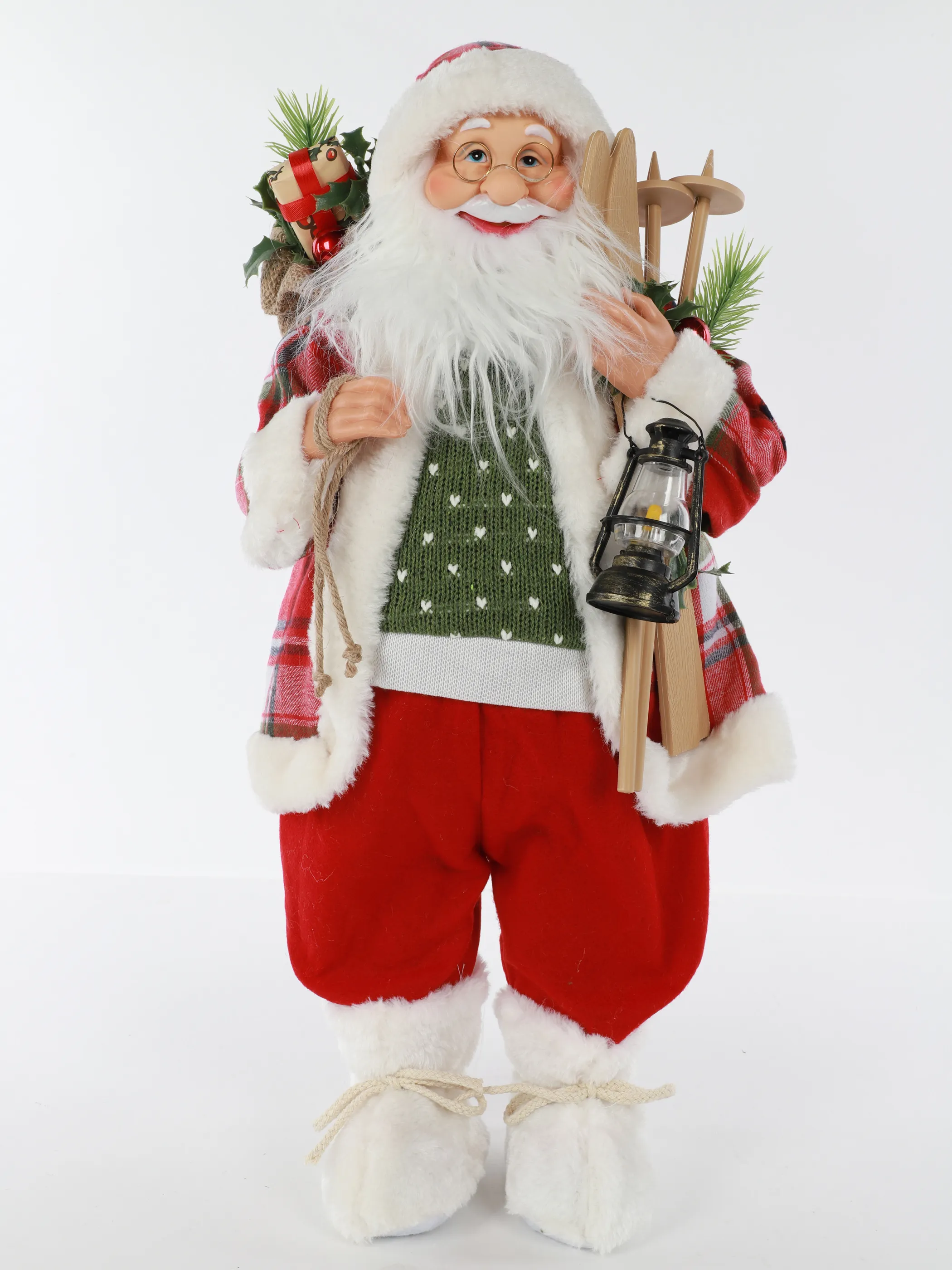 Weihnachten Weihnachtsmann mit Laterne 60c Rot 900697 ROT/GRÜN 1 Weihnachten Weihnachtsmann mit Laterne 60c Rot 900697 ROT/GRÜN 1