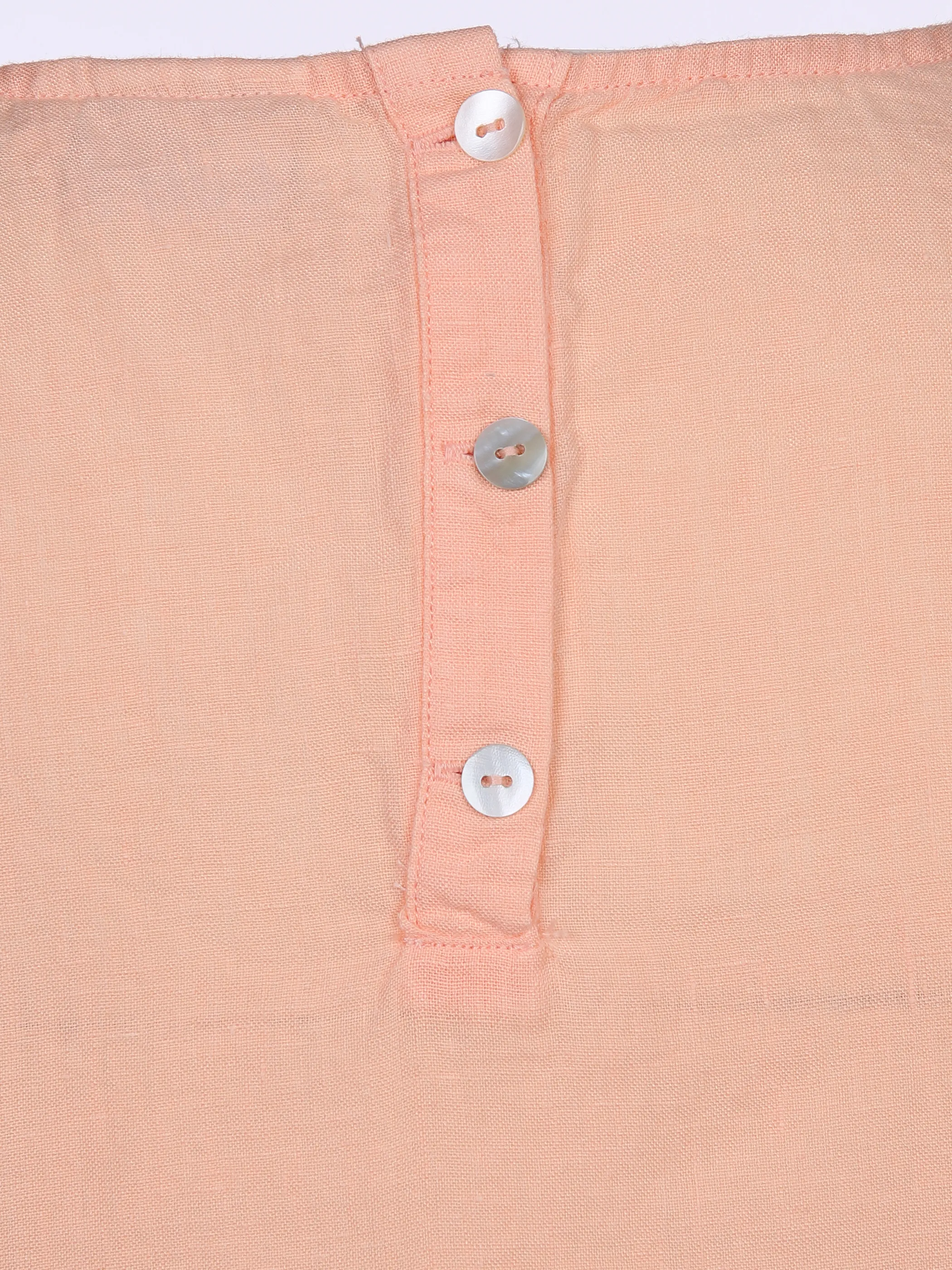Lisa Tossa Da-Leinenbluse 1/2 Arm Orange 891025 APRICOT 3