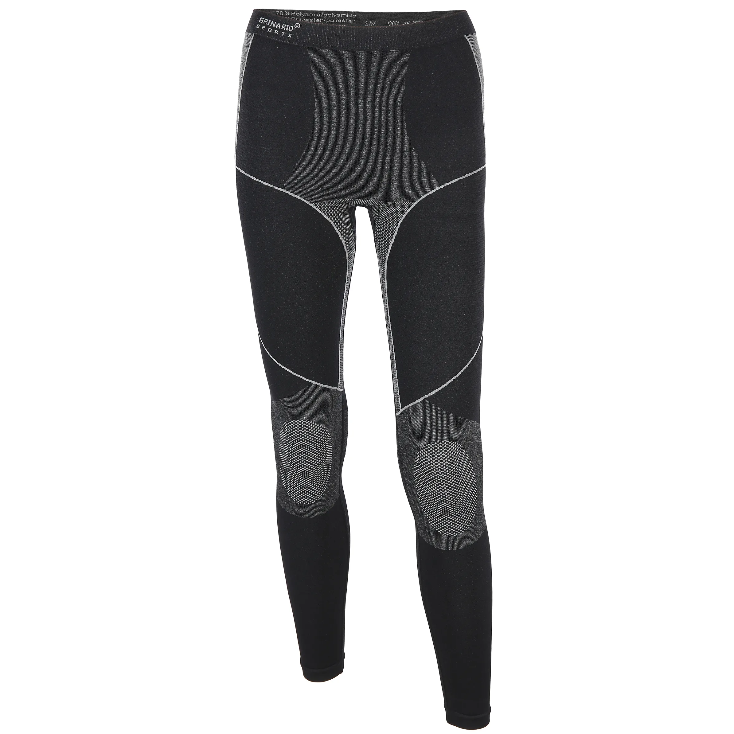 Grinario Sports Da-Lange Unterhose Schwarz 795988 SCHWARZ 1