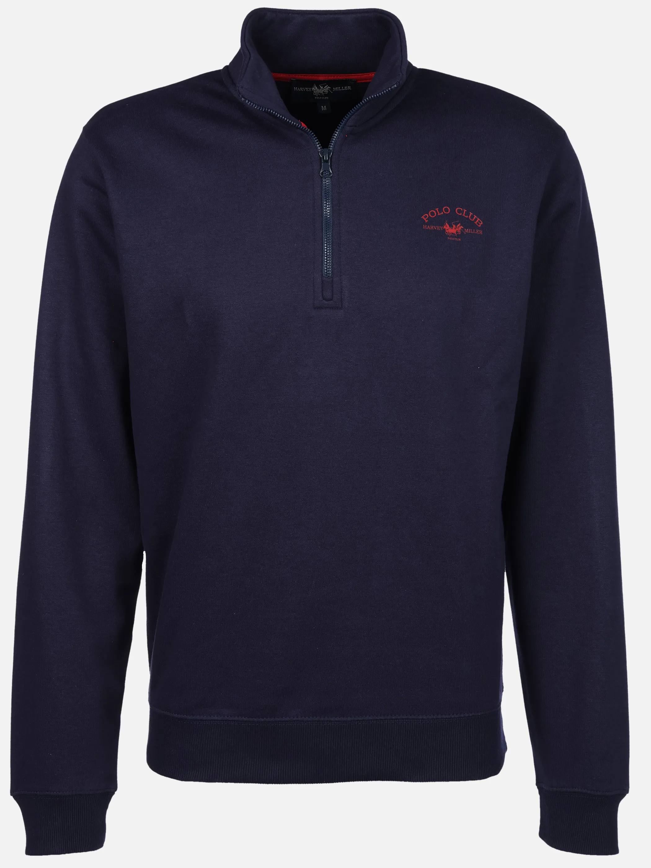Harvey Miller He. Sweattroyer half zipp polo Marine 918668 171NAVY 1
