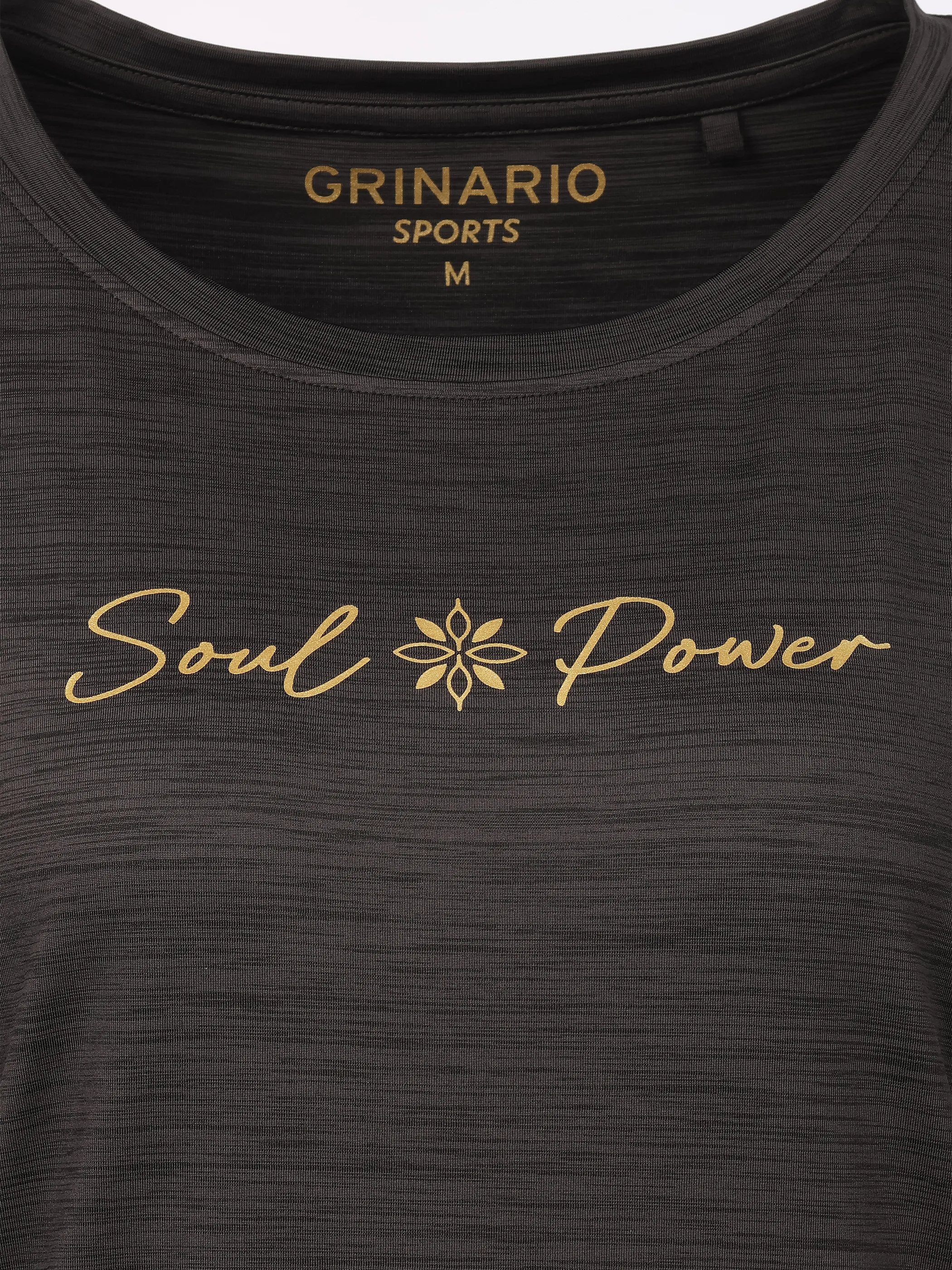 Grinario Sports Da-Sport Shirt, m. weiter Schulter u. Gummizug Grau 921068 DARK GREY 3