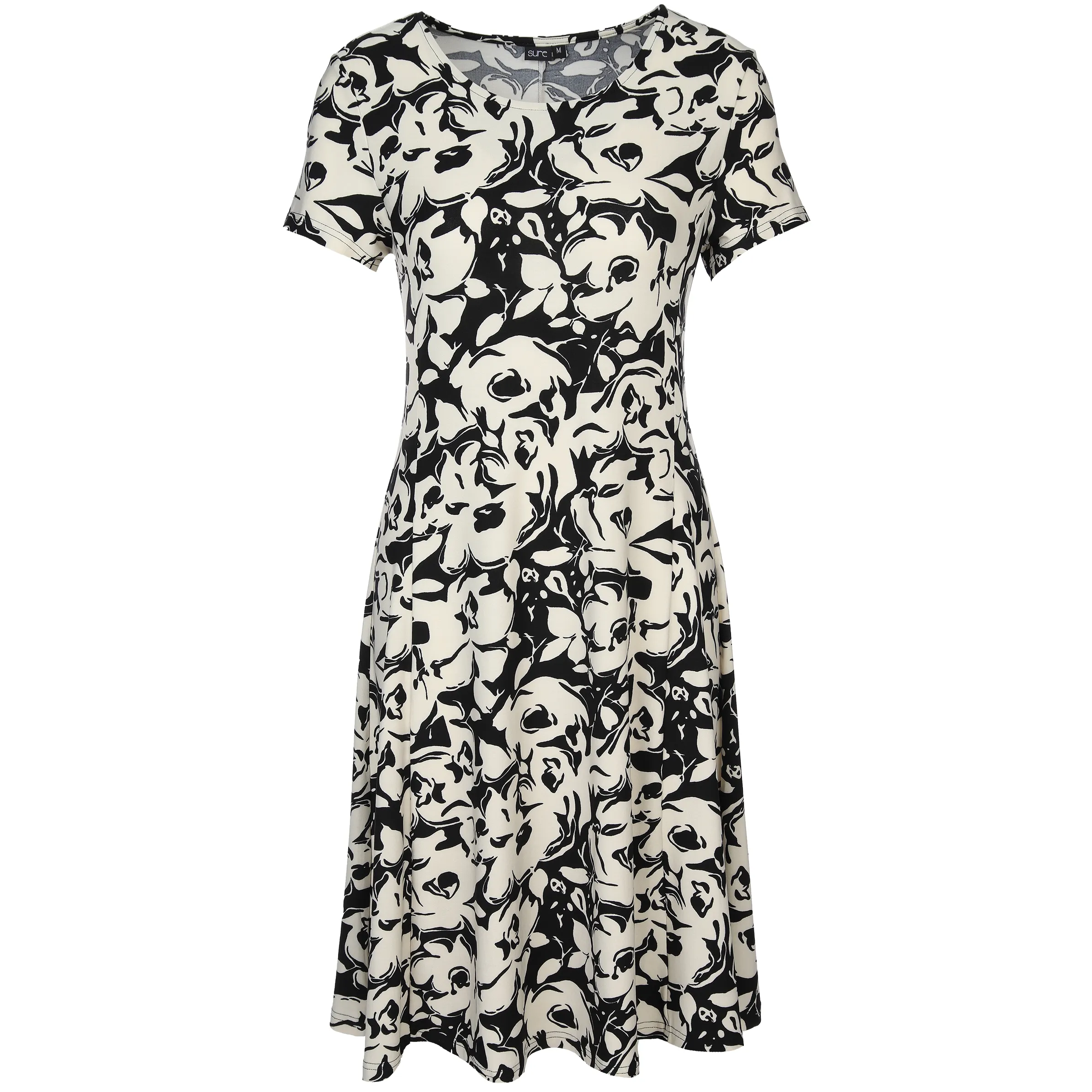 Sure Da-Shirtkleid m. Alloverprint Schwarz 876496 SCHW/OFFW 1 Sure Da-Shirtkleid m. Alloverprint Schwarz 876496 SCHW/OFFW 1
