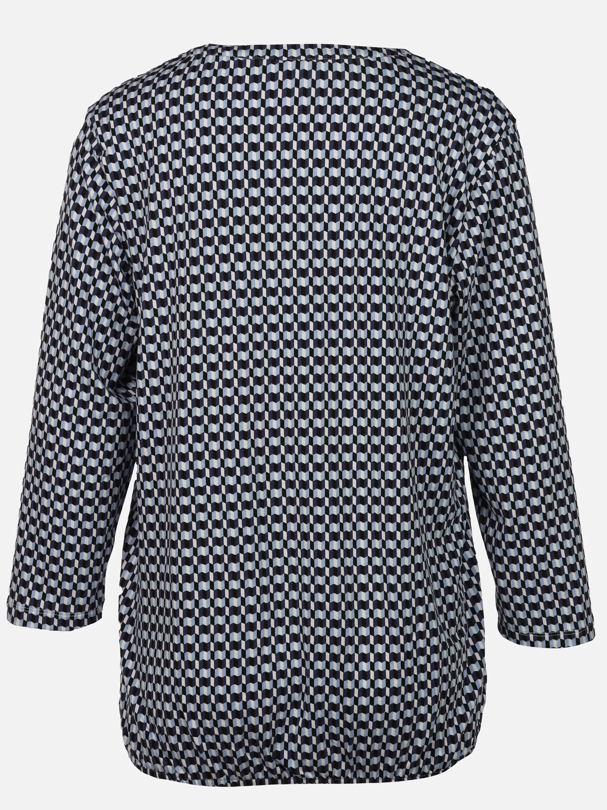 Lisa Tossa Da-Shirt Alloverprint 3/4 Arm Blau 924185 MARINE 2