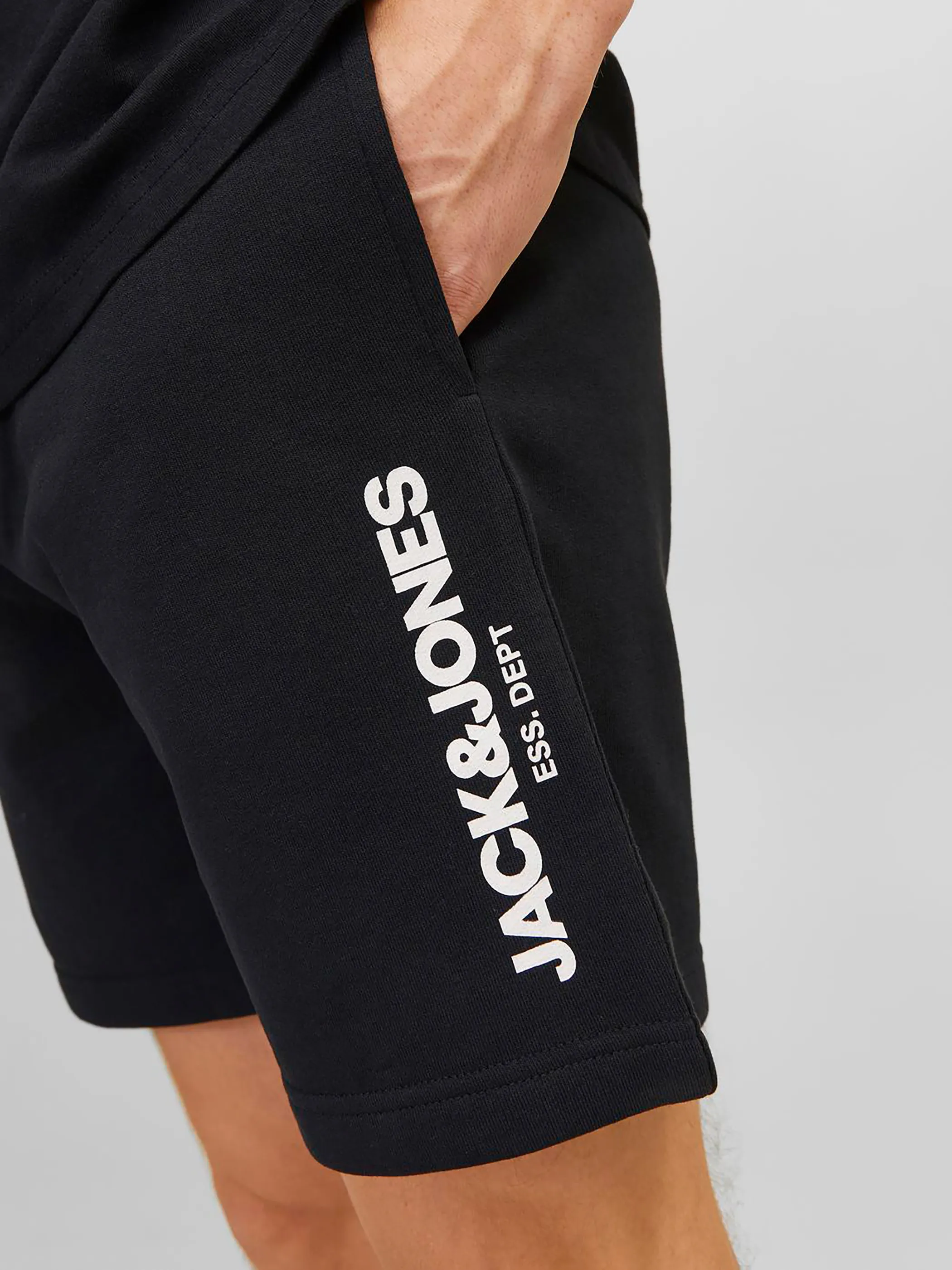 Jack Jones 12255117 JPSTGALE SWEAT SHORTS Schwarz 888708 178012 3