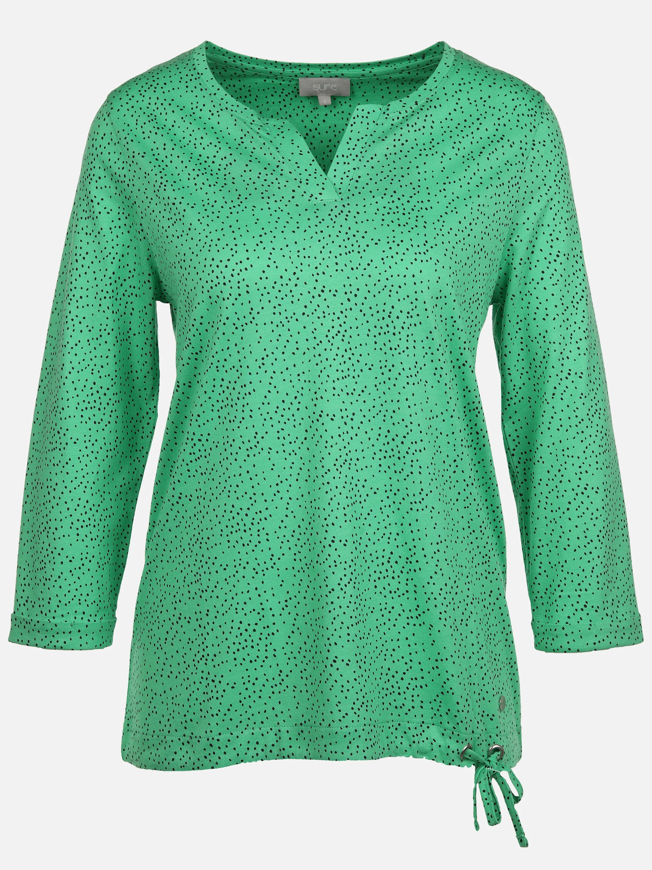 Sure Da-Shirt m. 3/4 Arm Grün 889303 GREEN NAVY 1
