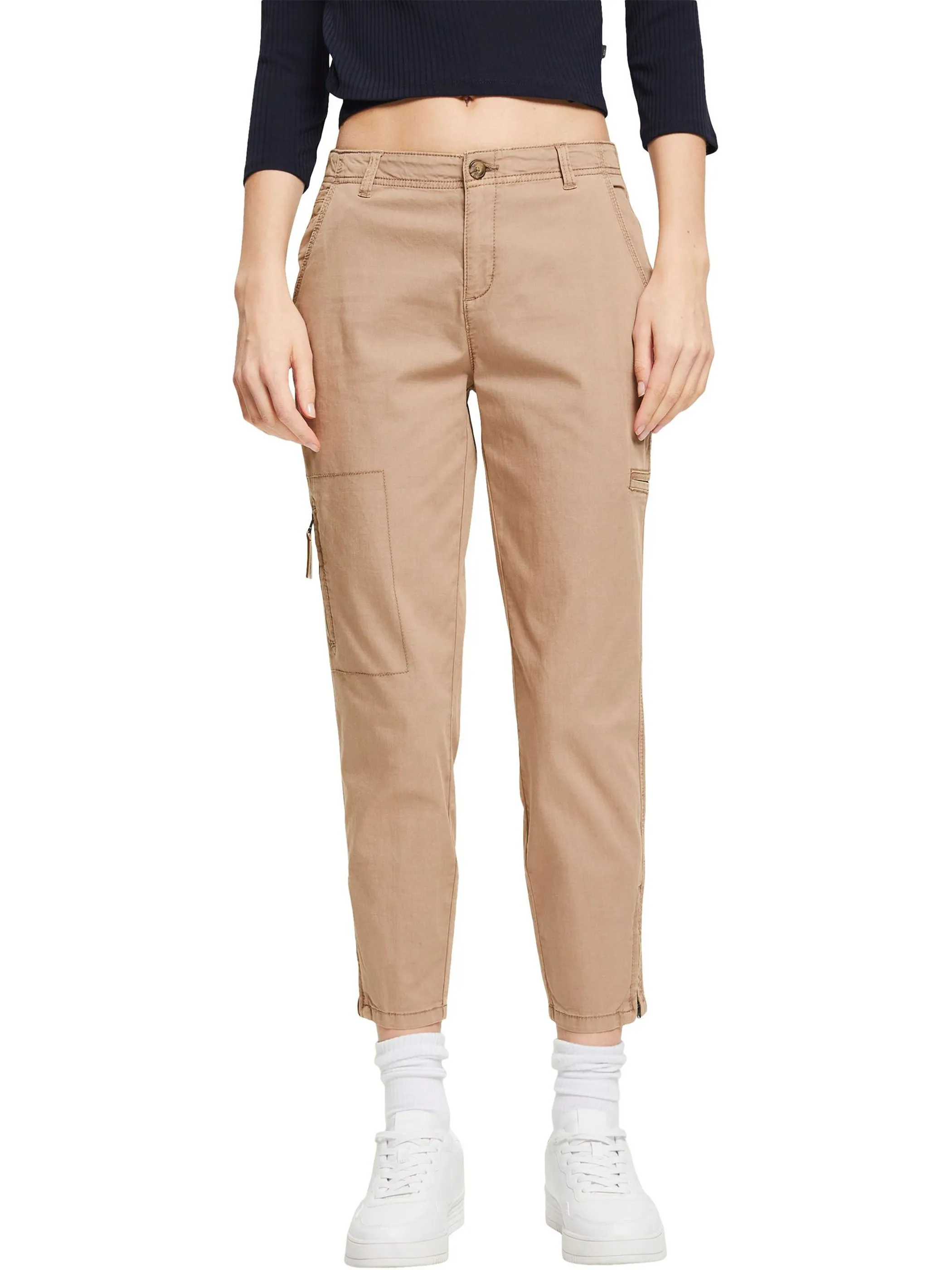 Esprit 022EE1B341 OCS Cargo pants Braun 860369 E240 4
