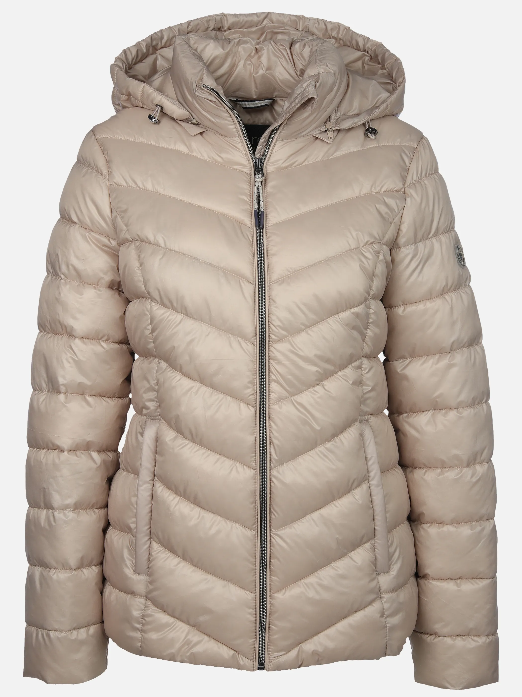 Sure Da-Steppjacke m. Kapuze Grau 912539 TAUPE 1