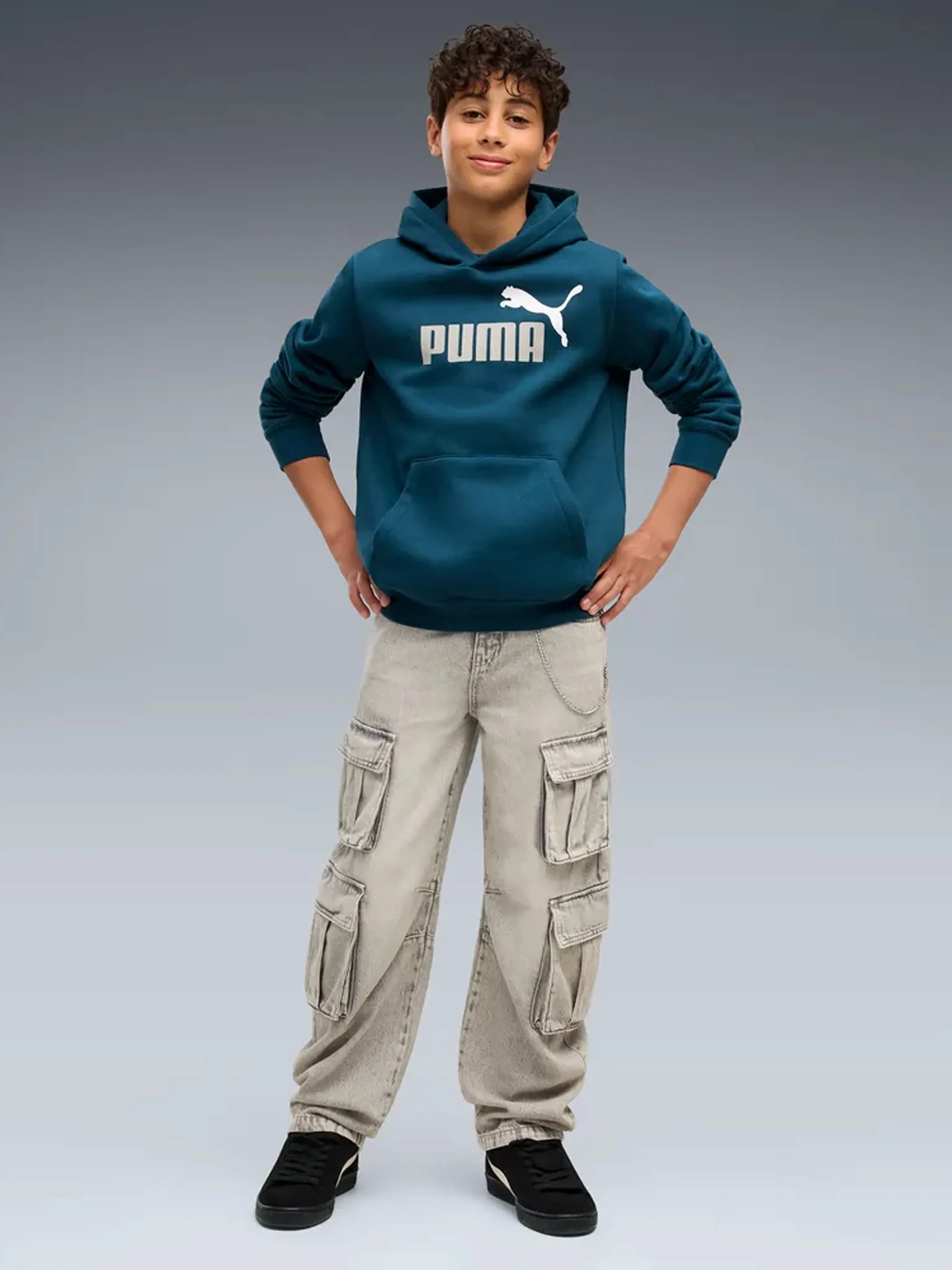 Puma 685822-36 TB-Hoodie ESS 2 COLOR NO. 1 LOGO Türkis 931703 36 2