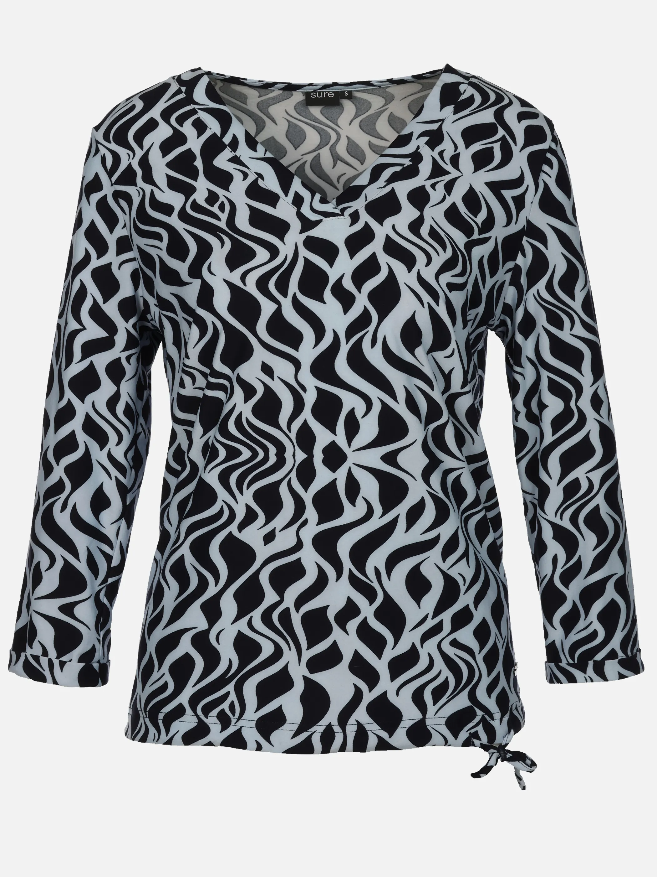 Sure Da-Shirt m. Alloverprint Blau 922855 WINDSURFER 1