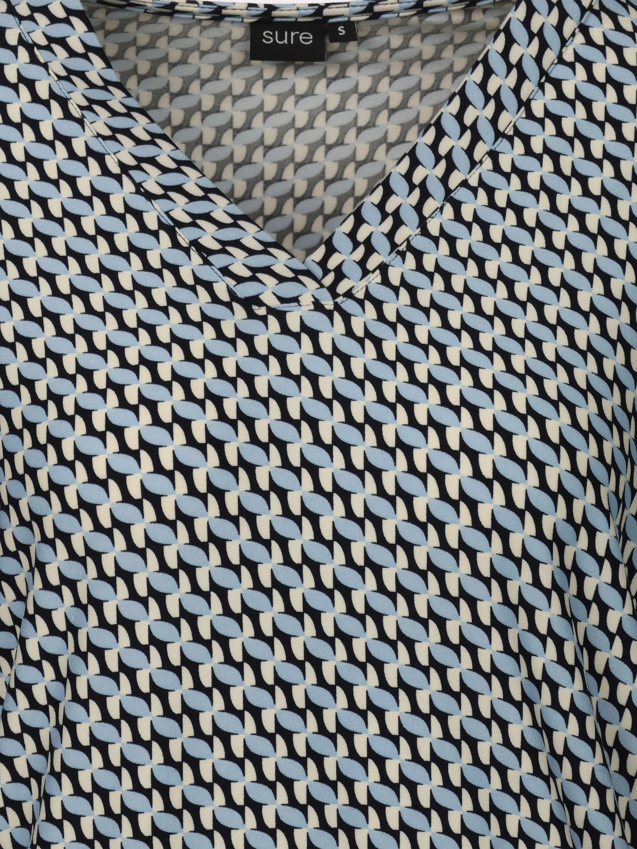 Sure Da-Shirt m. Alloverprint Blau 922329 WINDSURFER 3