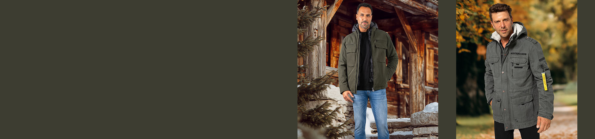 Zwei Männer in verschiedenen Freizeithemden