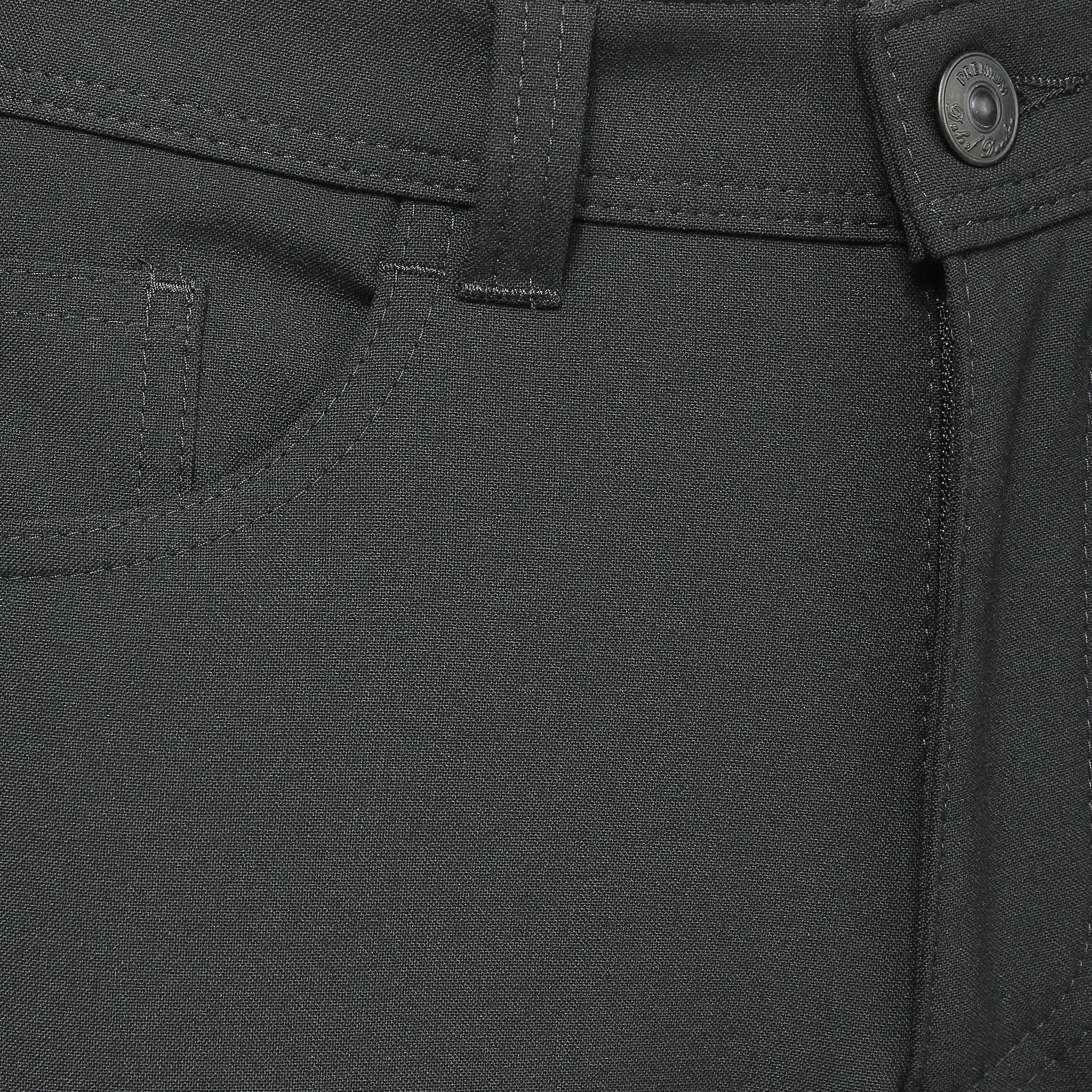 Duke of Dunkan Herren Ceramica Hose 5-Pocket Schwarz 760056 SCHWARZ 3