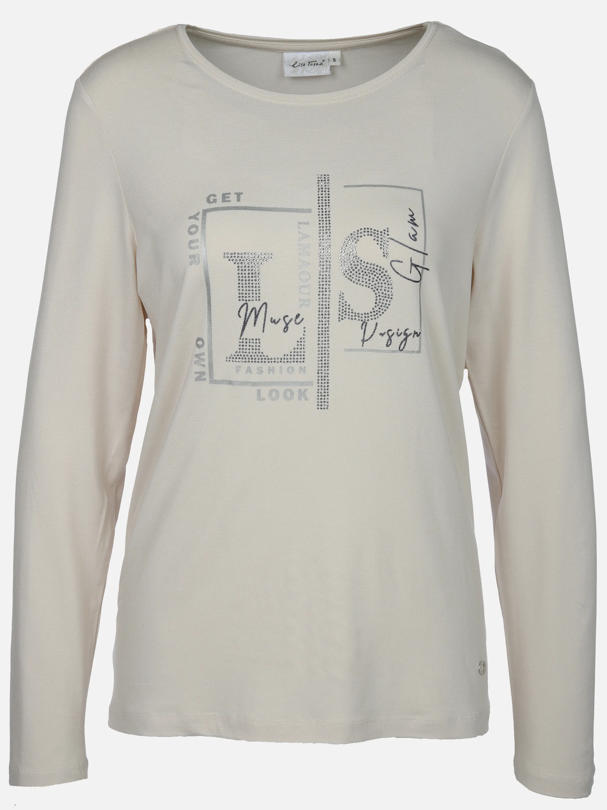 Lisa Tossa Da-Langarm-Shirt Beige 913100 MOONBEAM 1