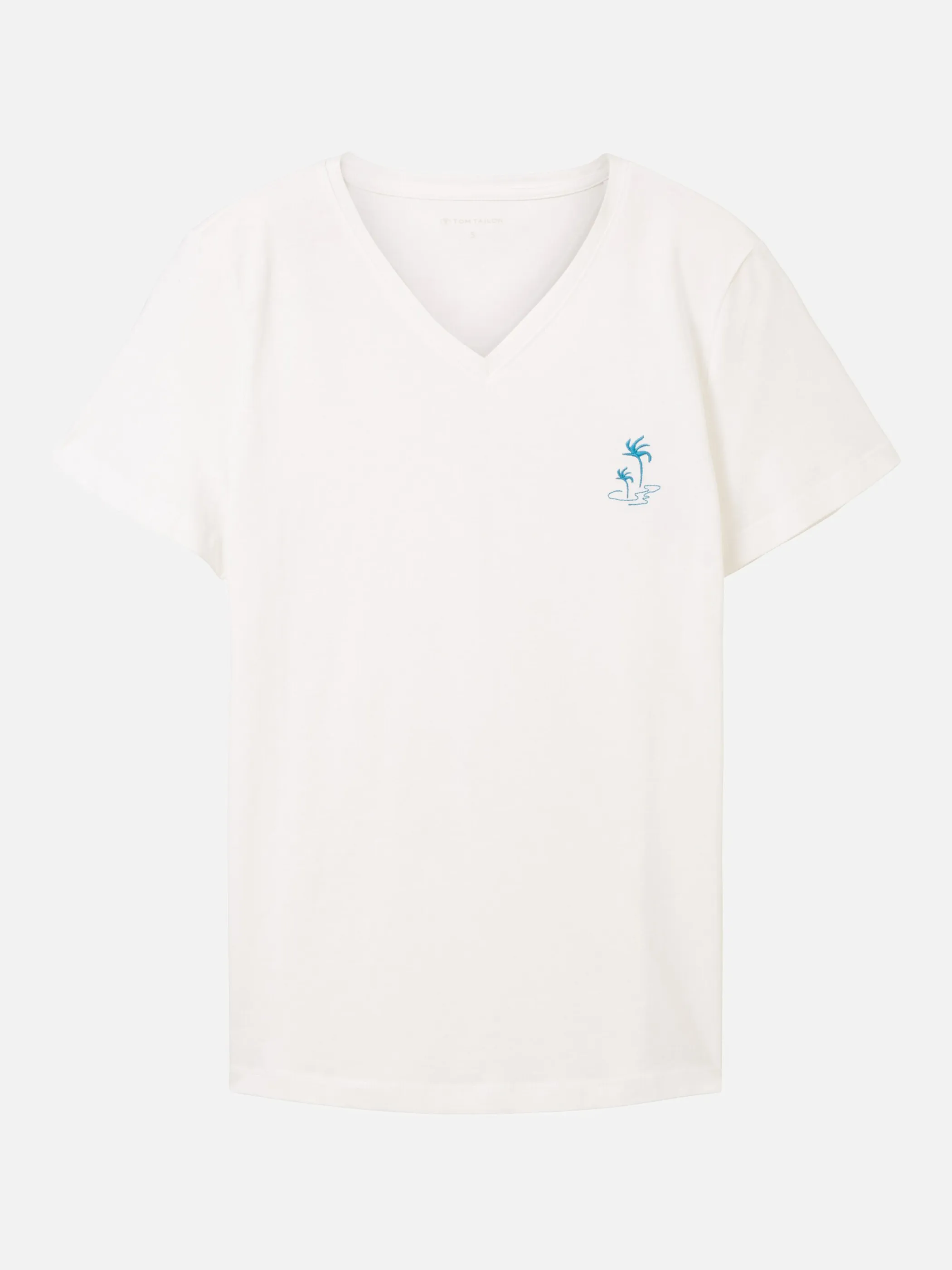 Tom Tailor 1036889 T-shirt v-neck Weiß 880273 10315 1 Tom Tailor 1036889 T-shirt v-neck Weiß 880273 10315 1