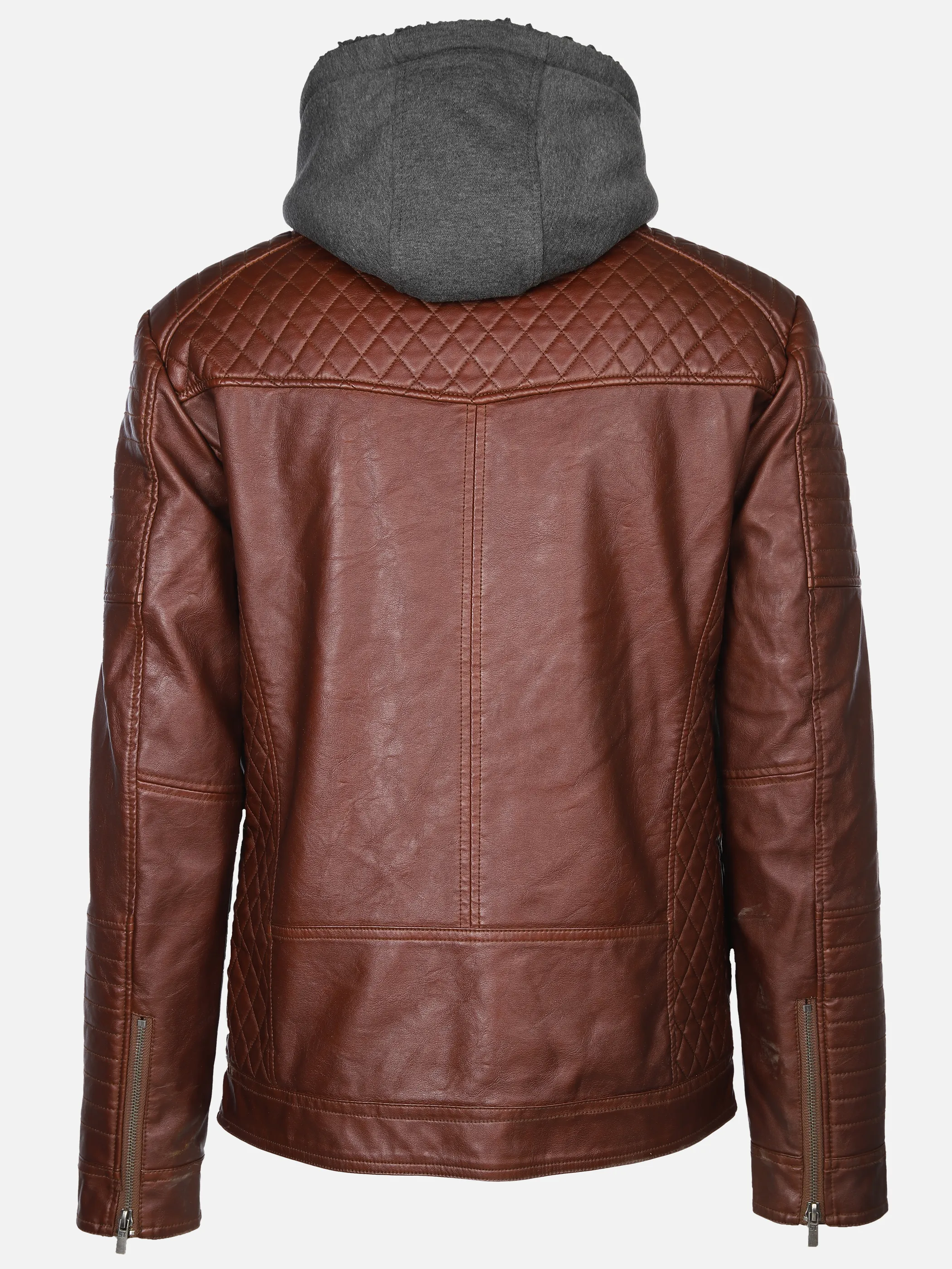 Southern Territory He. PU-Bikerjacke 2in1 Kapuze Braun 880589 DK BROWN 2 Southern Territory He. PU-Bikerjacke 2in1 Kapuze Braun 880589 DK BROWN 2