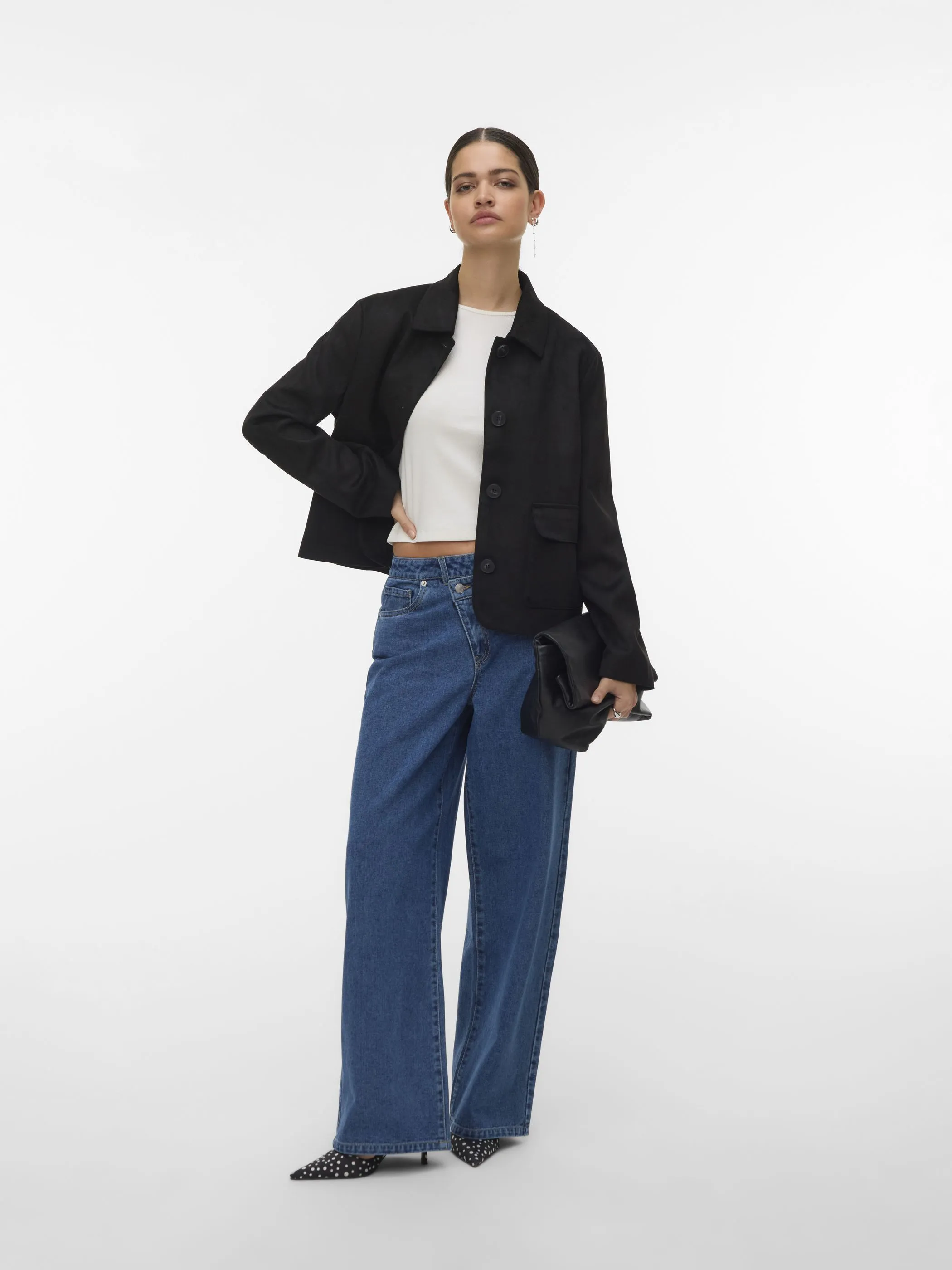 Vero Moda 10338632 VMJOSE KELLY SHORT JA Schwarz 922145 177868 4