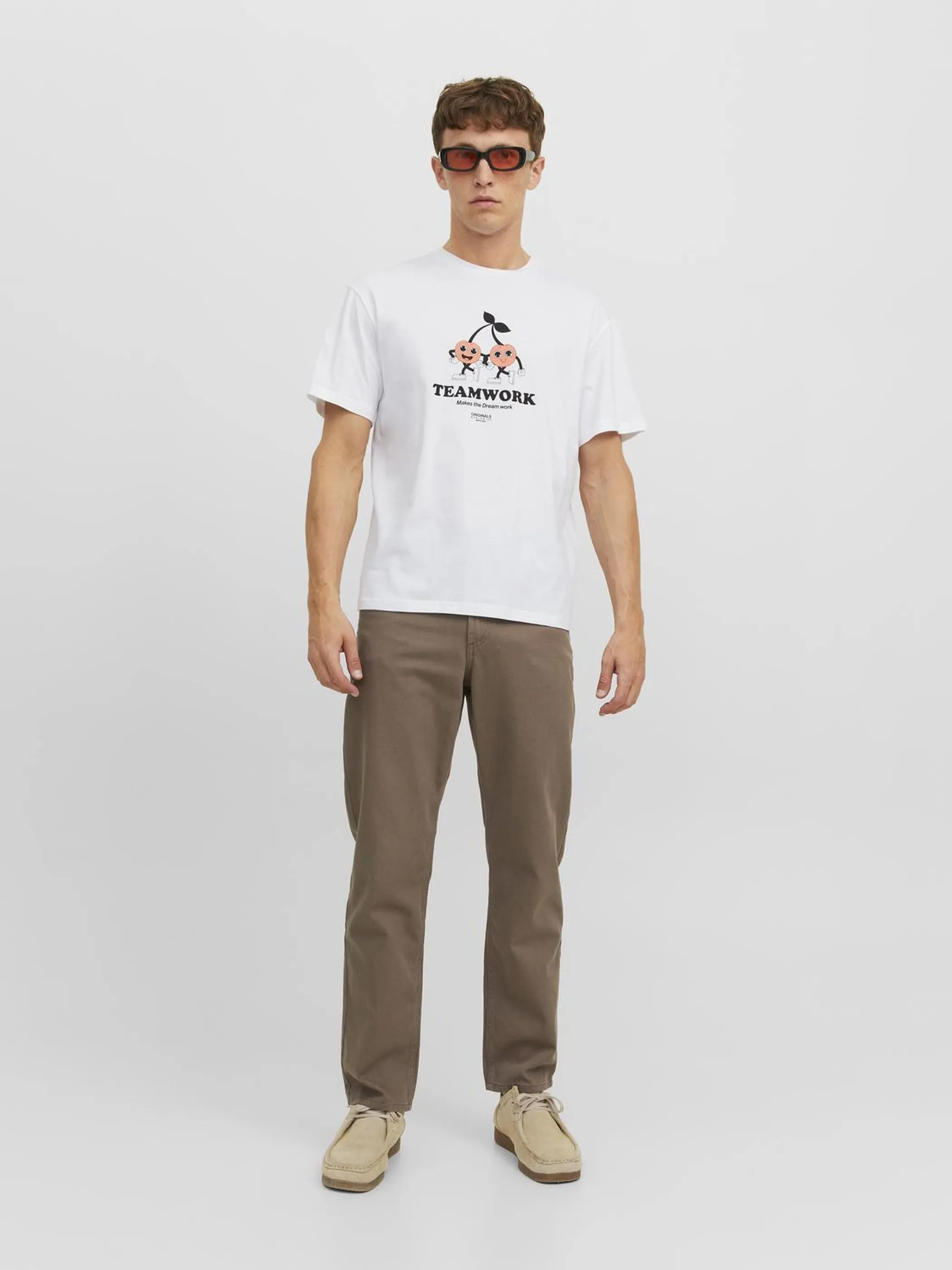 Jack Jones 12238164 JORTOONIE TEE SS CREW Weiß 877747 178074 4