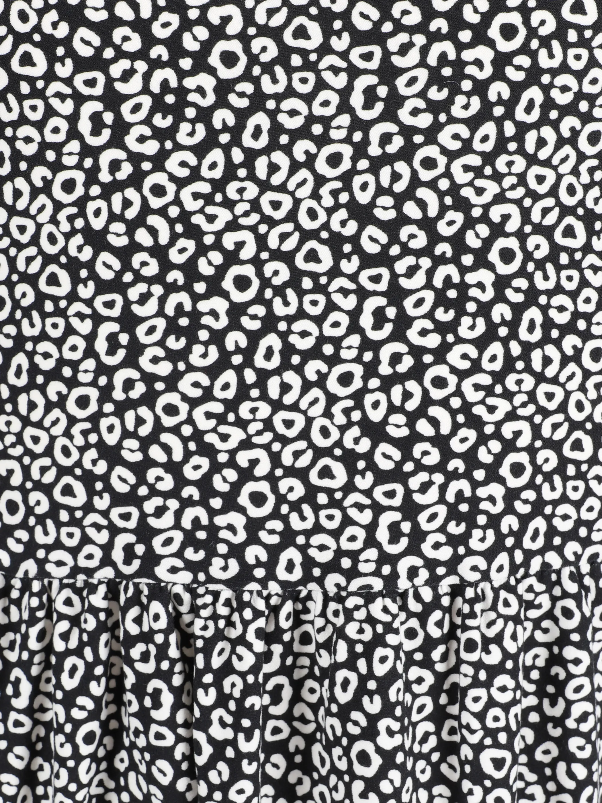 One Way JM Kleid in schwarz/weis AOP Schwarz 913434 SCHWARZ WE 3
