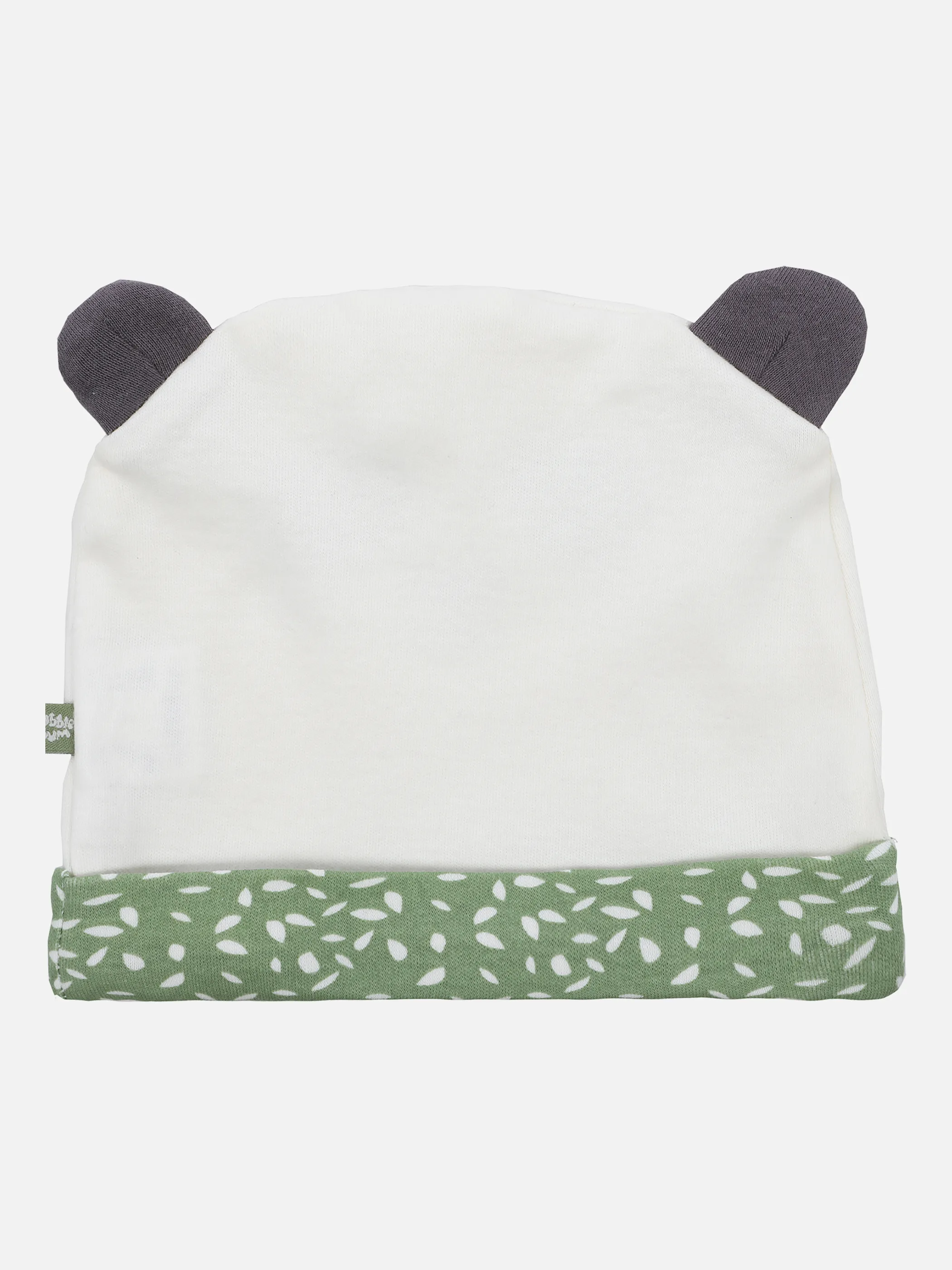 Bubble Gum BU Mütze in weiß mit Panda und Weiß 862302 WEIß/GRÜN 2
