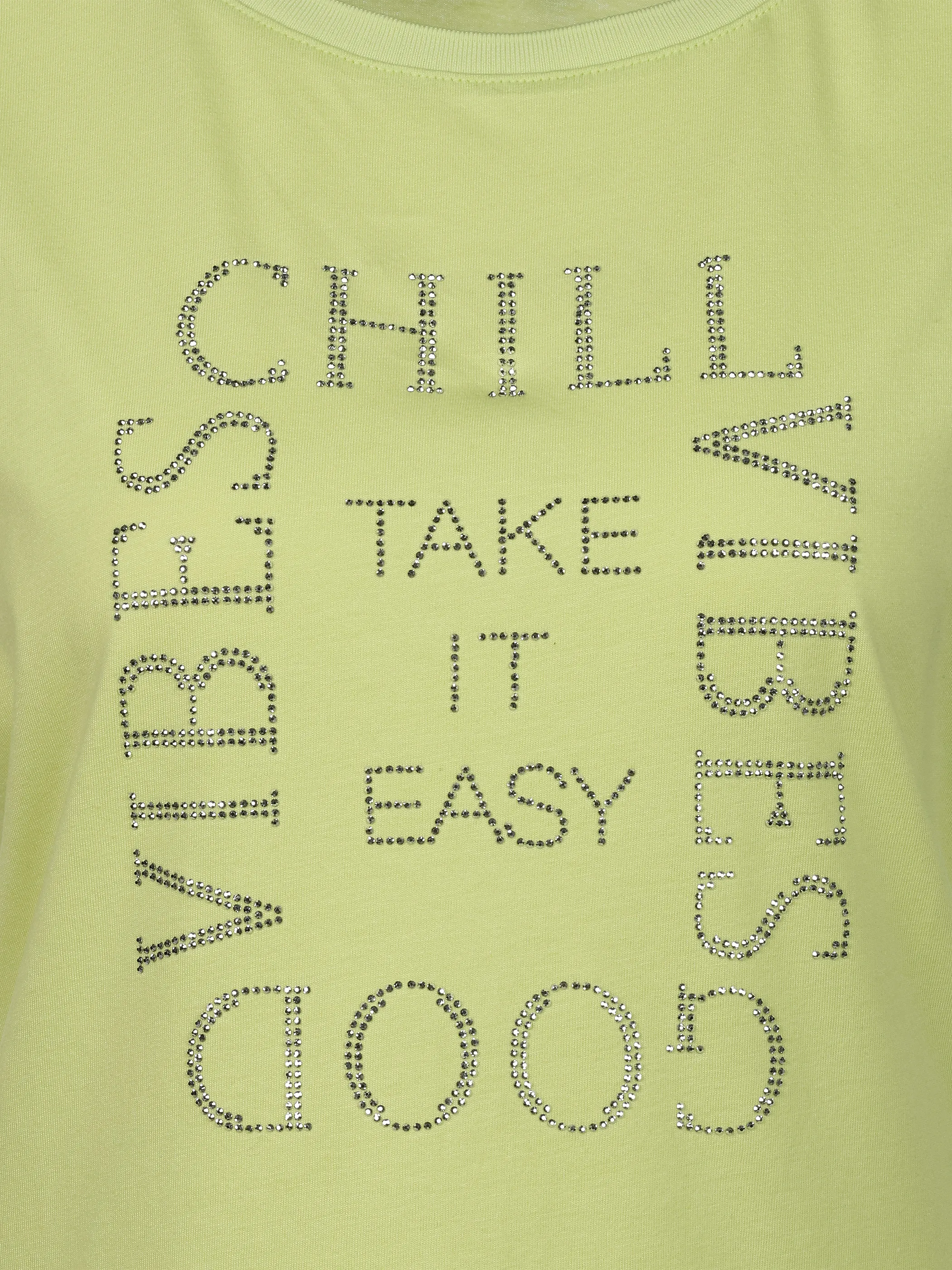 Lisa Tossa Da-T-Shirt m. Straßapplikation Grün 926178 LIME 3