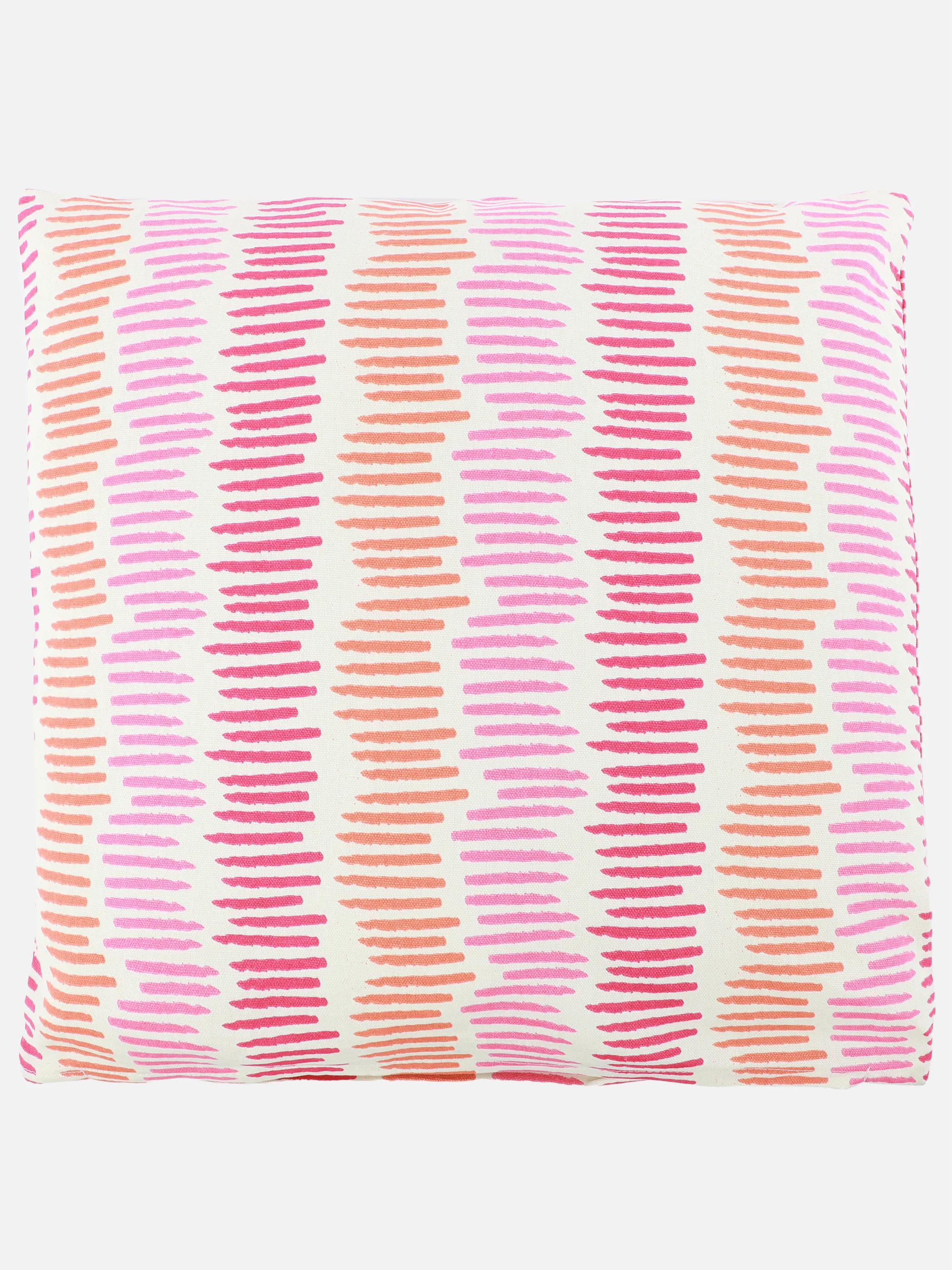 Dream House Deko Kissen 45x45 Striche Orange 904524 ORANGE 2