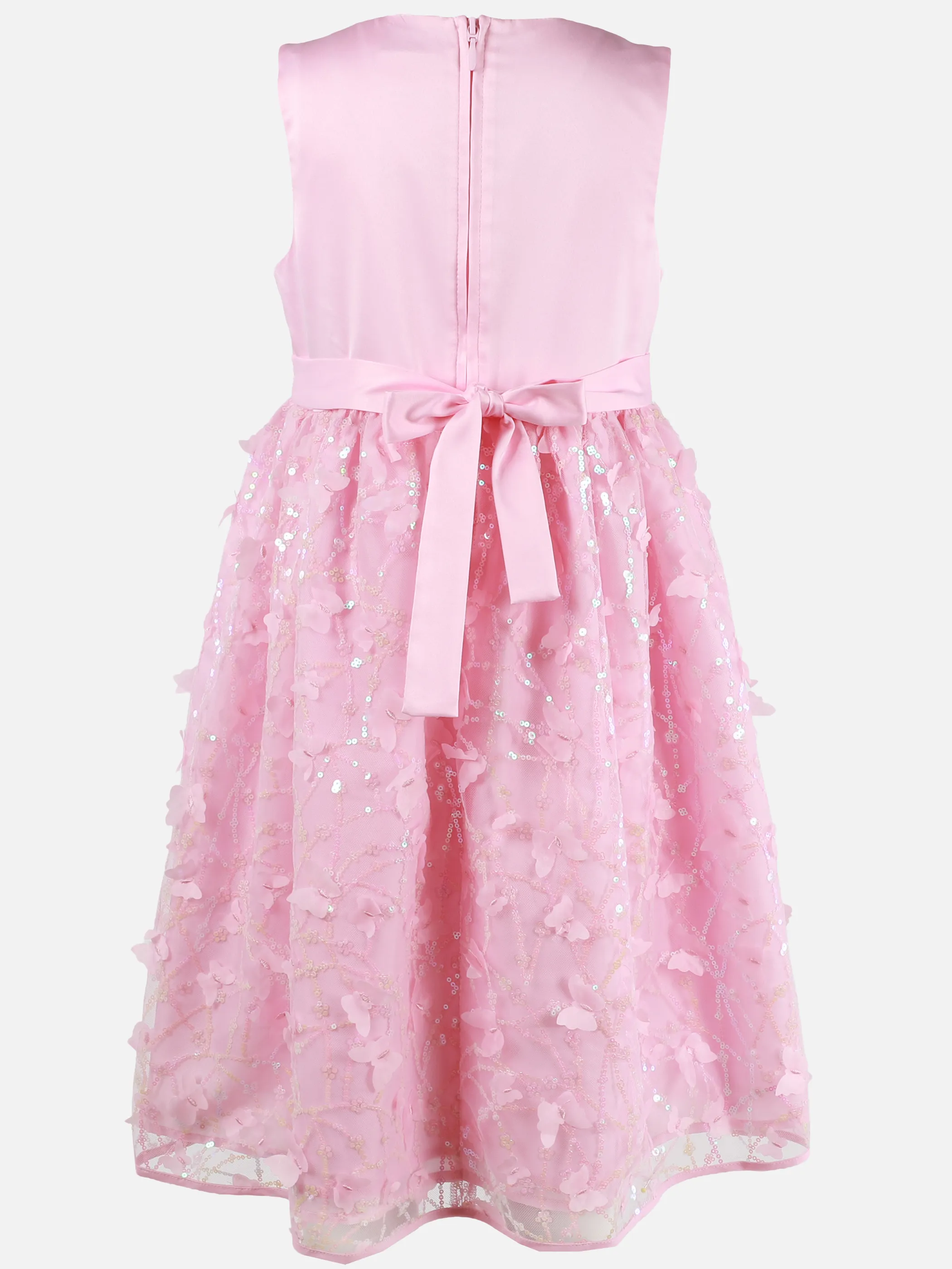 One Way MG Kleid mit 3D schmetterlingen am rock in rosa Rosa 921993 ROSA 2