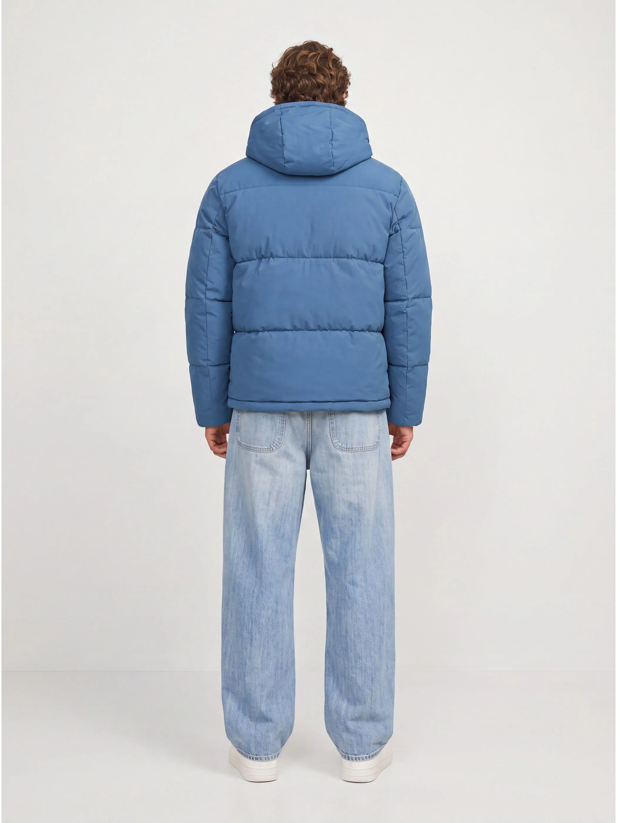 Jack Jones 12303930 JJGALAXY PUFFER JACKE Blau 930733 308077 2