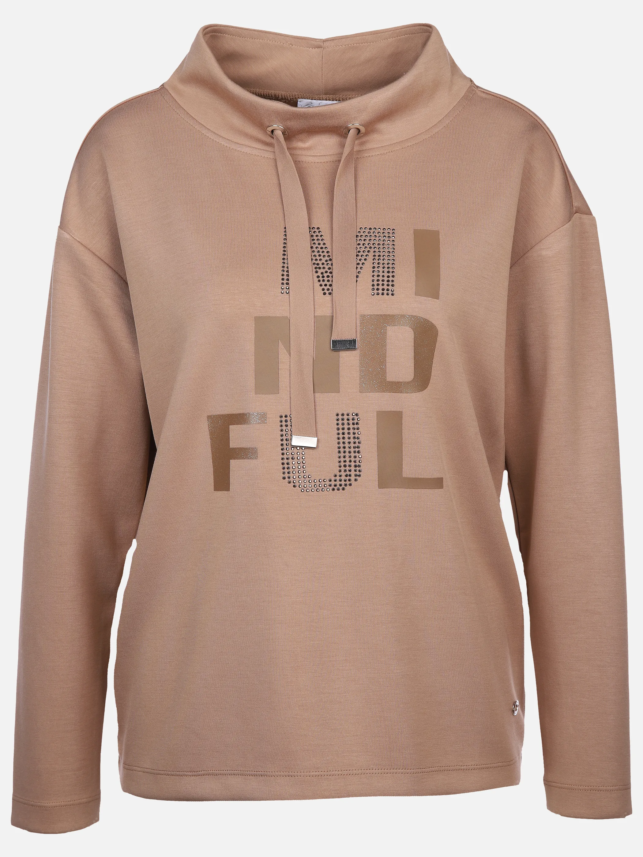 Lisa Tossa Da-Edelsweatshirt m.Stehkragen Braun 897630 CAMEL 1 Lisa Tossa Da-Edelsweatshirt m.Stehkragen Braun 897630 CAMEL 1