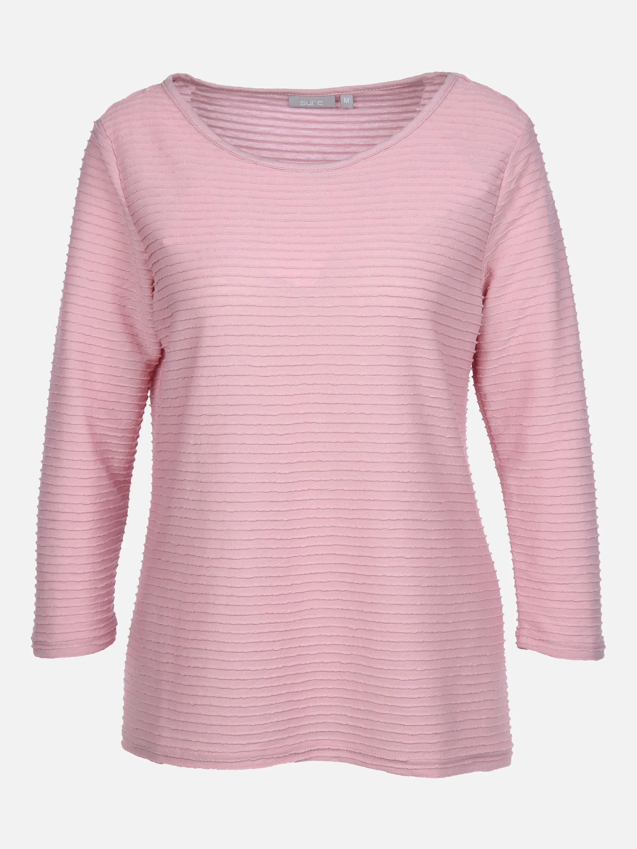 Sure Da-Struktur-Shirt 3/4 Arm Rosa 857991 TEEROSE 1