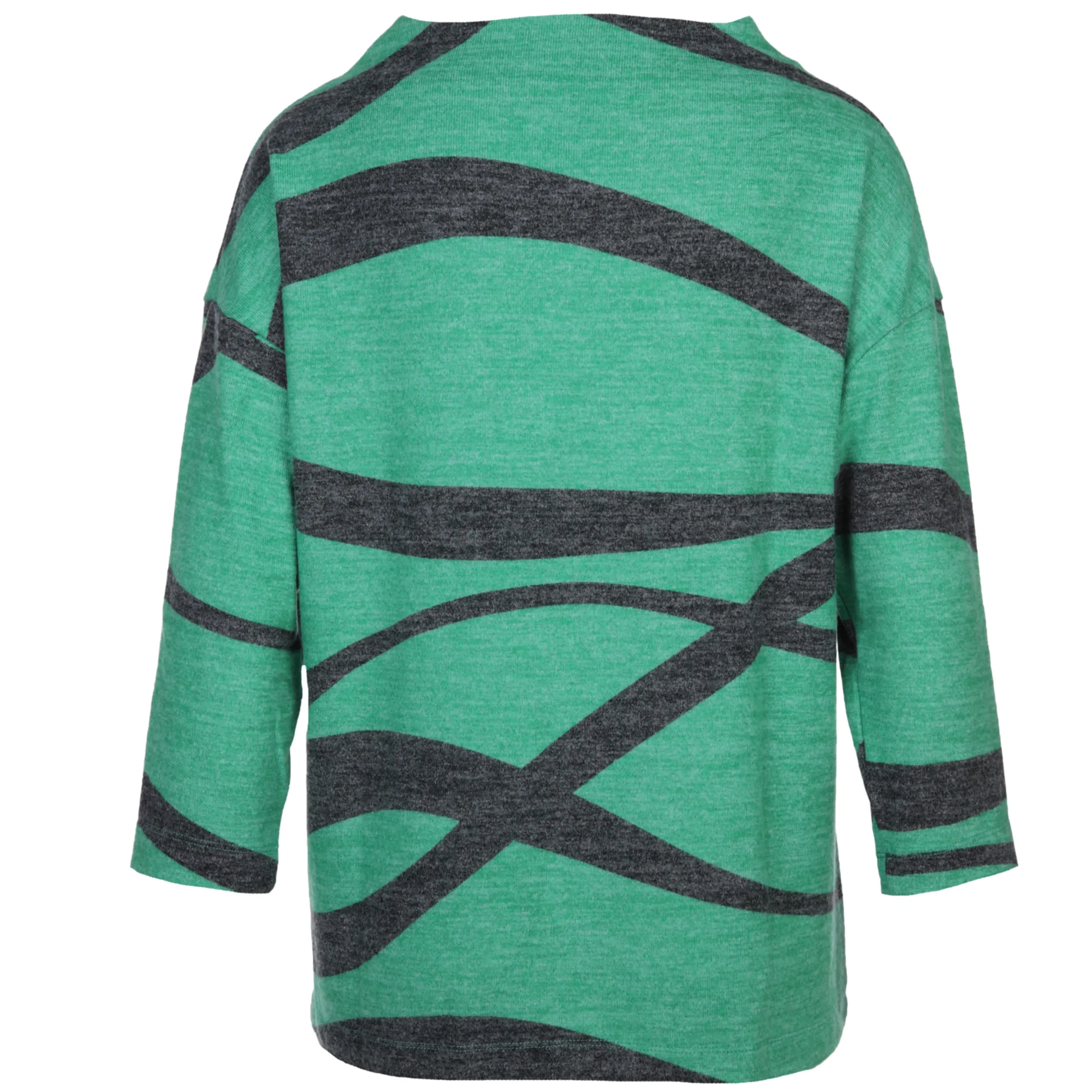 Sure Da-Printshirt m. 3/4 Arm Grün 882062 SMARAGD 2