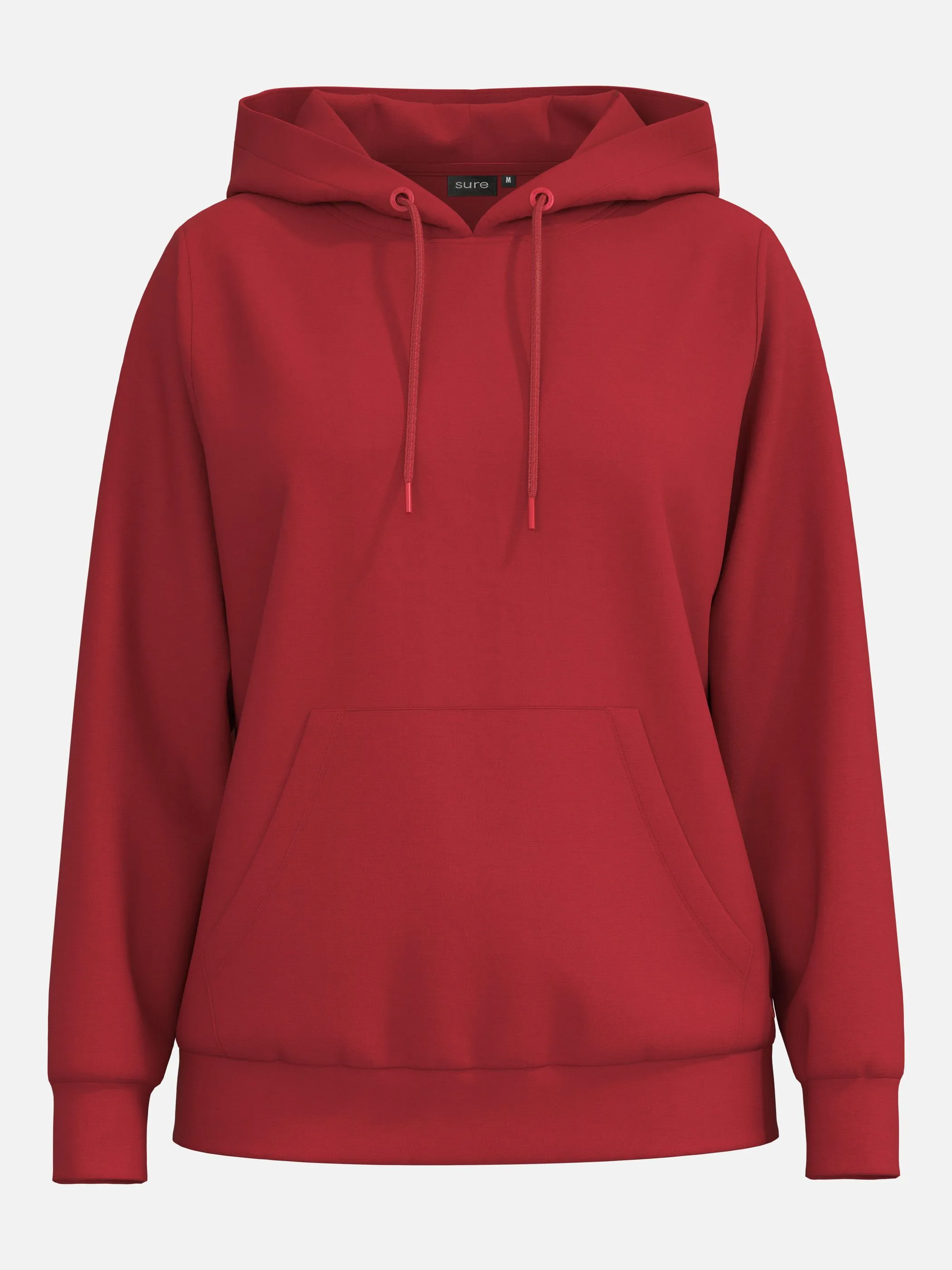 Sure Da-Sweatshirt m. Kapuze Rot 930035 HOT RED 1