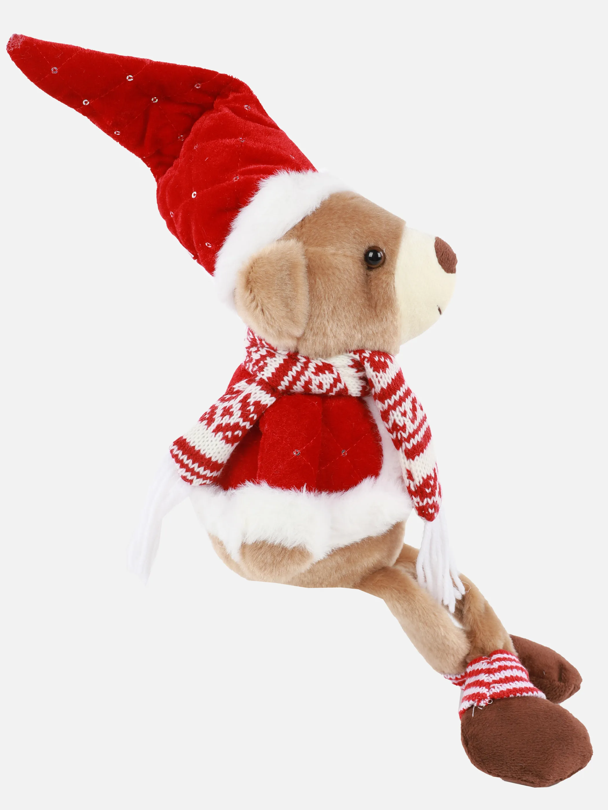 Weihnachten Bär mit Fuß 21x10x36 Braun 916696 BRAUN 3