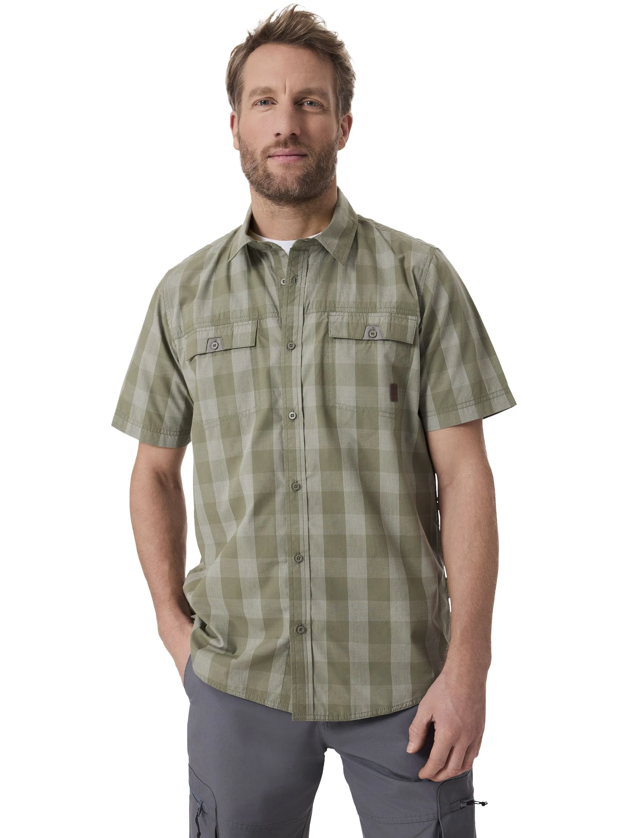 HERO by John Medoox 73110740009439 He. Bluse/Hemd, Oliv 913871 9439 4