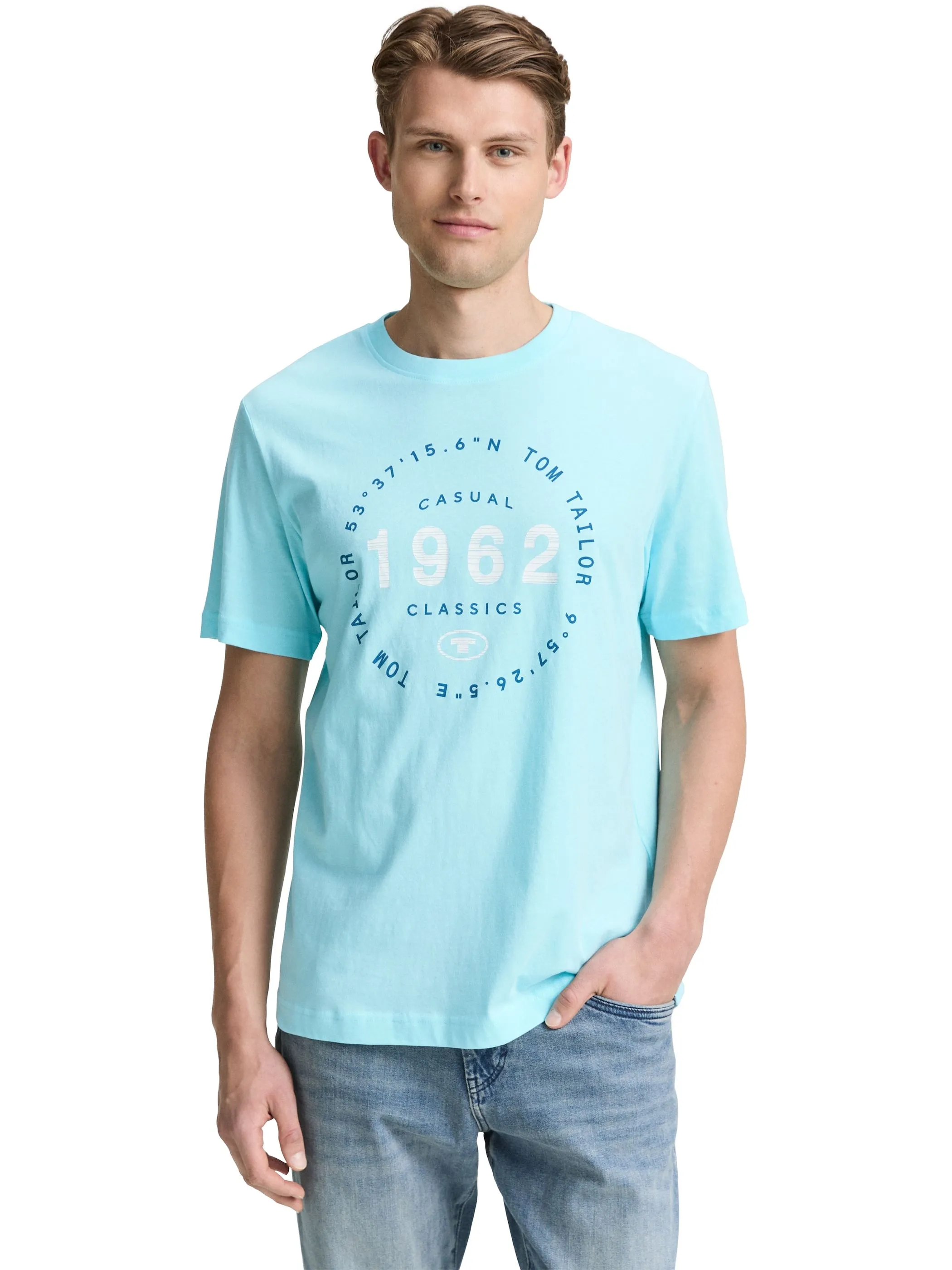 Tom Tailor 1046793 t-shirt with print Türkis 910586 34921 5 Tom Tailor 1046793 t-shirt with print Türkis 910586 34921 5