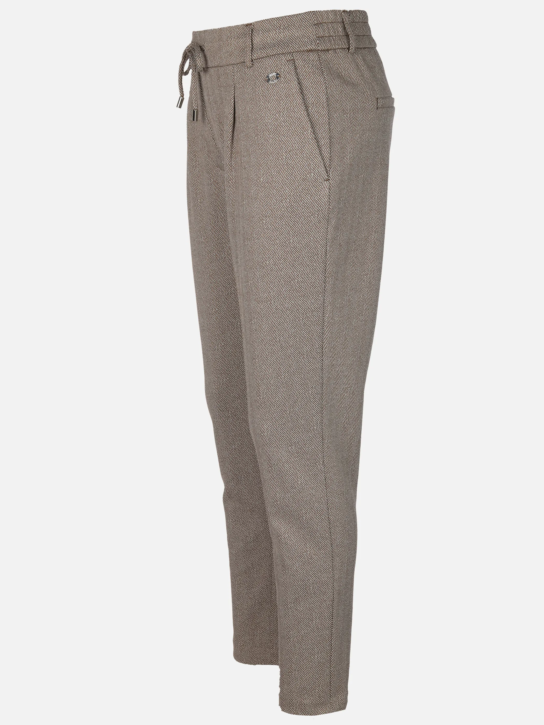 Lisa Tossa Da-Cityjogger Fischgratdessin Weiß 913971 EC 3