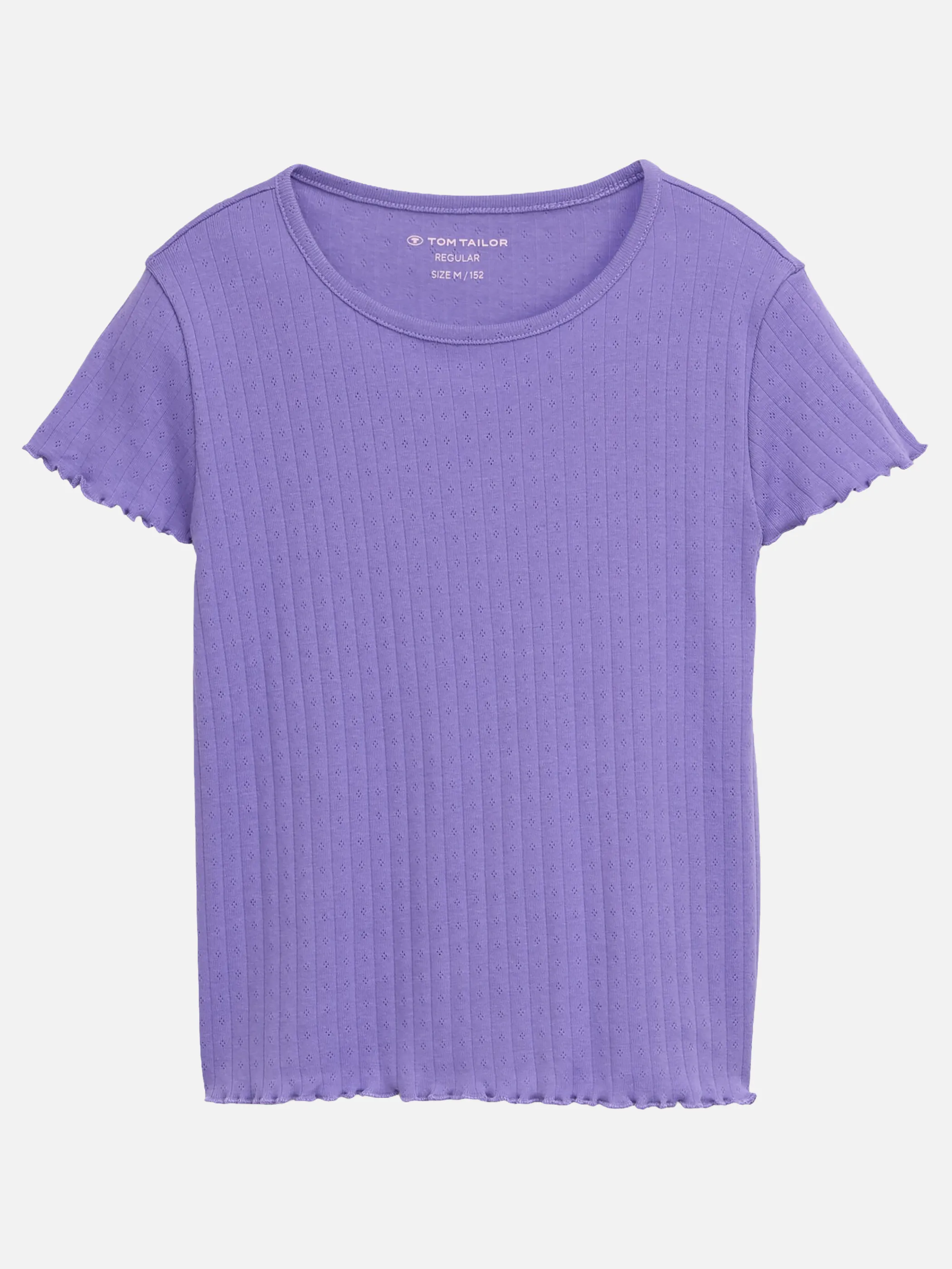 Tom Tailor 1050055 pointelle t-shirt Lila 928004 32633 1