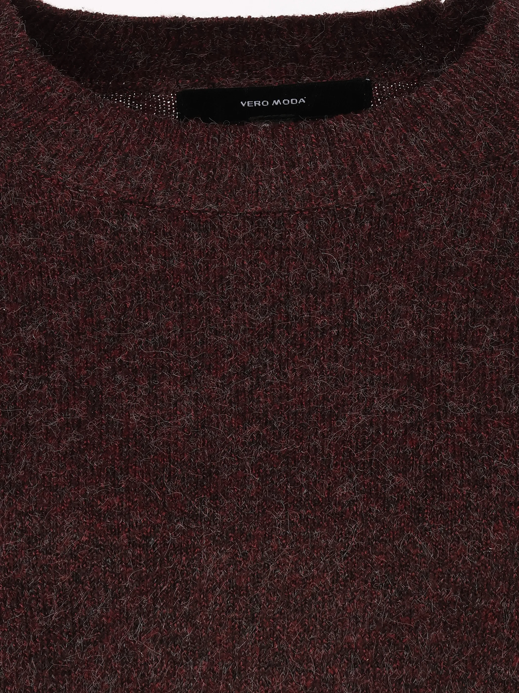 Vero Moda 10201022 VMDOFFY LS O-NECK BLO Rot 790647 186320001 3