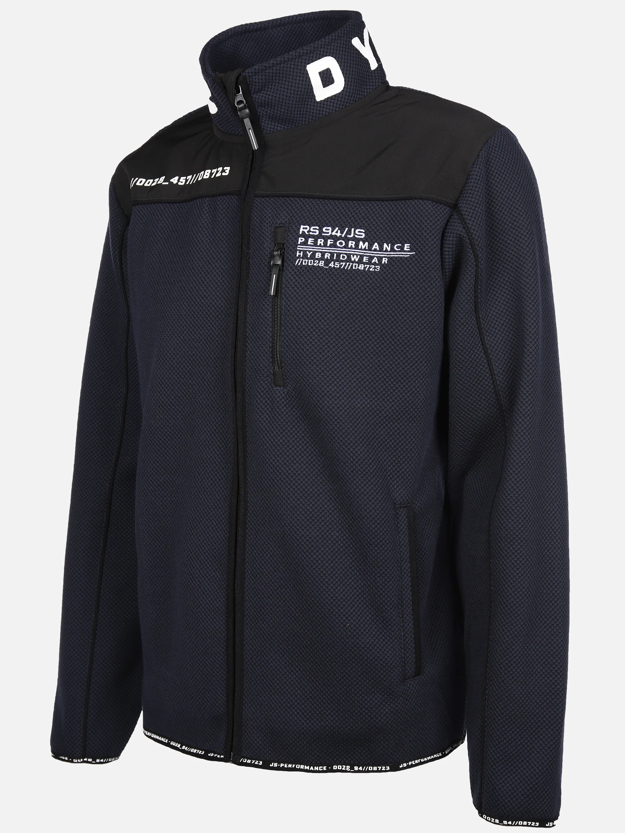 Jim Spencer He. Fleecejacke RV Appli Blau 888352 NAVY 3 Jim Spencer He. Fleecejacke RV Appli Blau 888352 NAVY 3