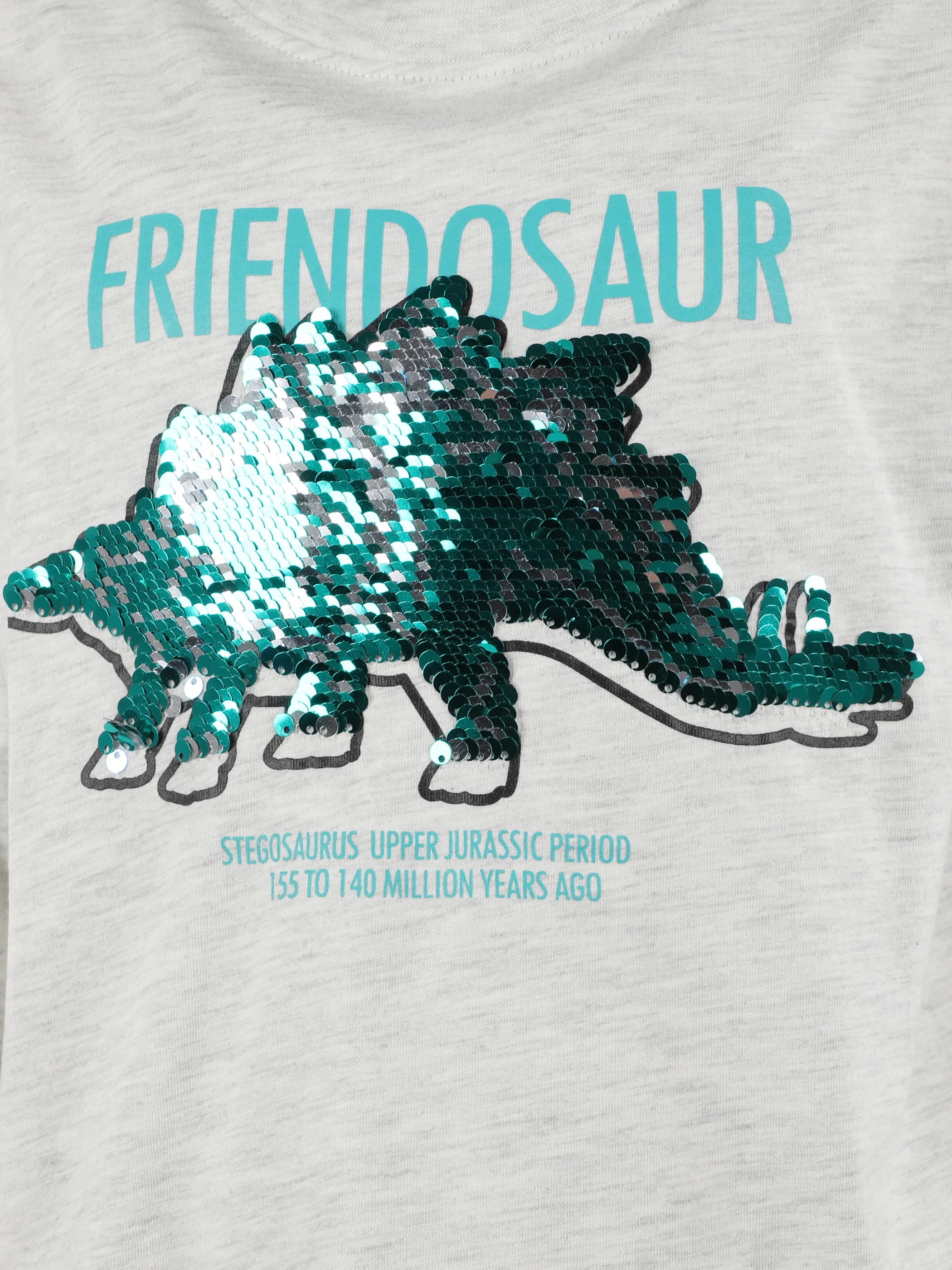 Stop + Go KJ Longsleeveshirt mit Druck + Wendepailetten Grau 890217 GRAU 3 Stop + Go KJ Longsleeveshirt mit Druck + Wendepailetten Grau 890217 GRAU 3