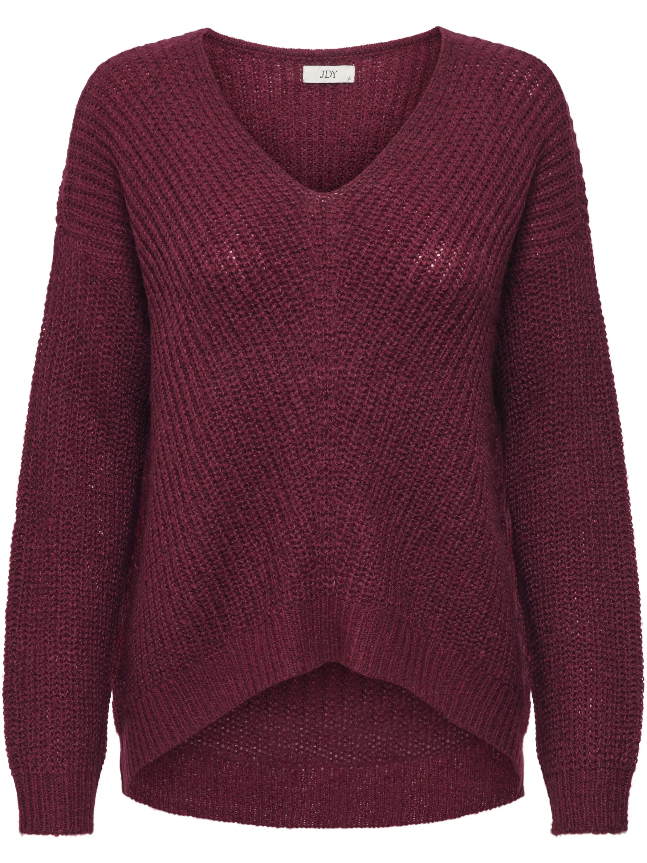 V Ausschnitt Rote Strickpullover V Neck Roter Pullunder Pullover