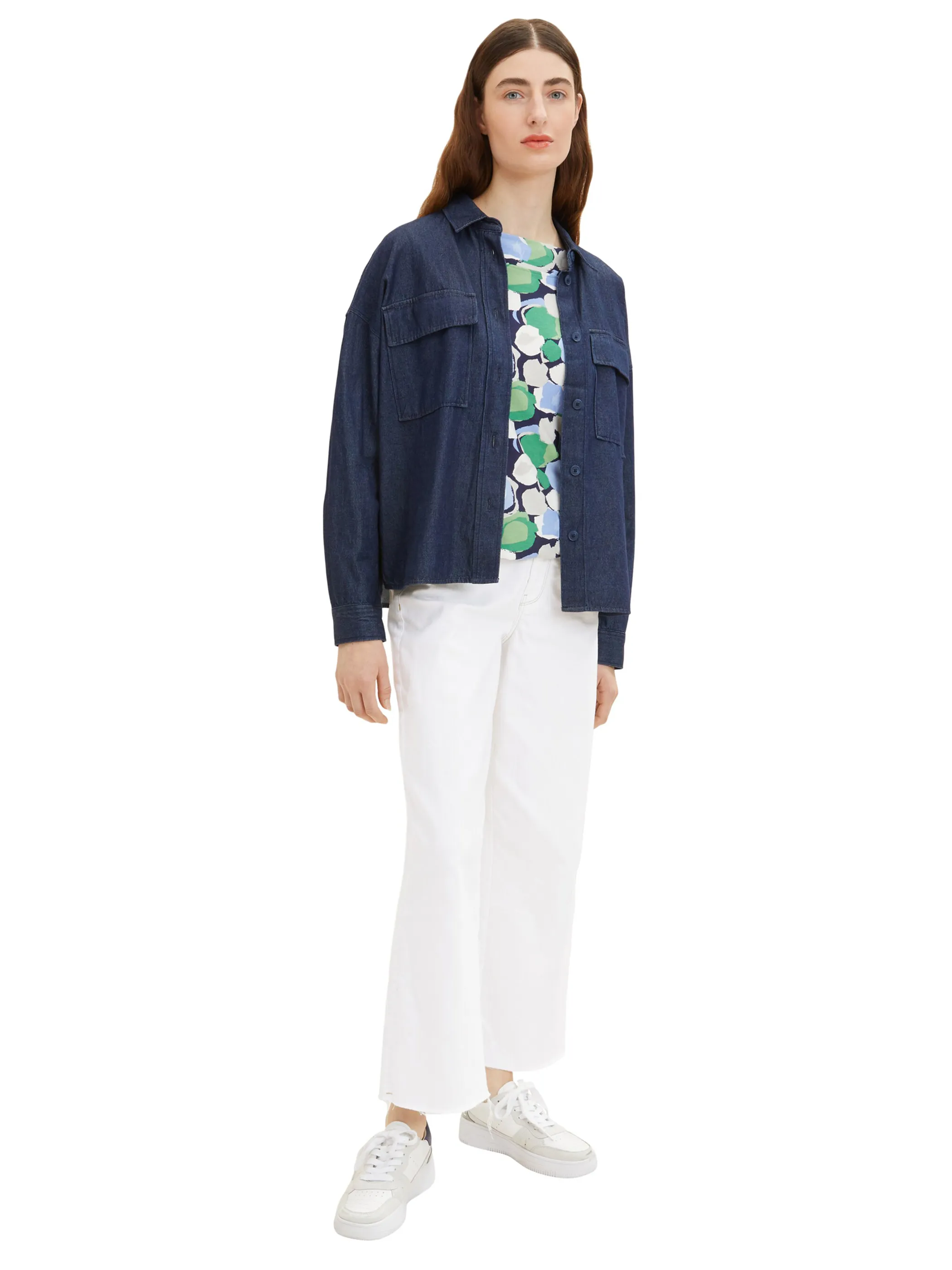 Tom Tailor 1035386 T-shirt boat neck allo Grün 874849 31572 4