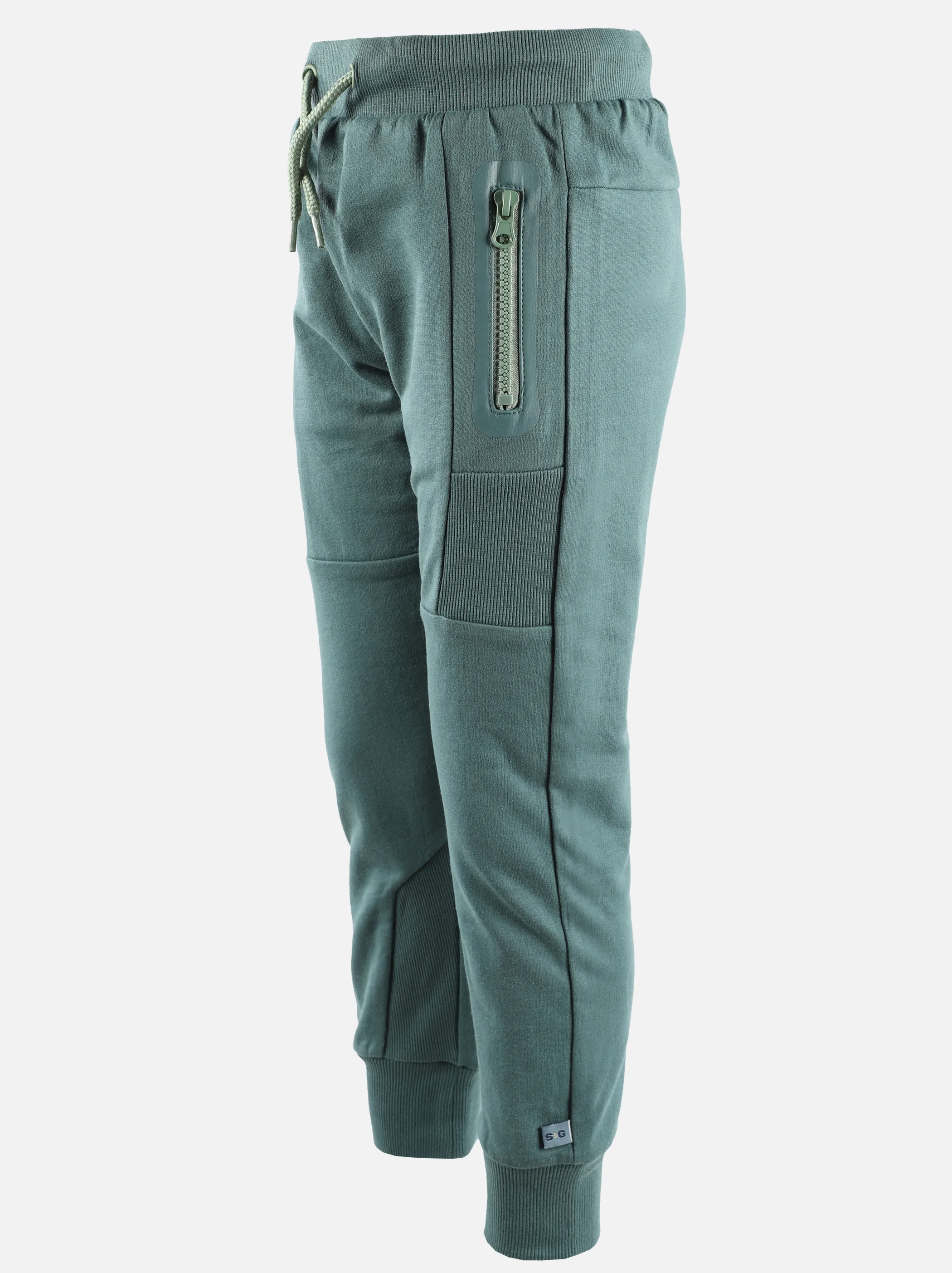 Stop + Go KJ Joggpants mit 2 Zippern in dunkelgrün Grün 890423 DUNKELGRÜN 3