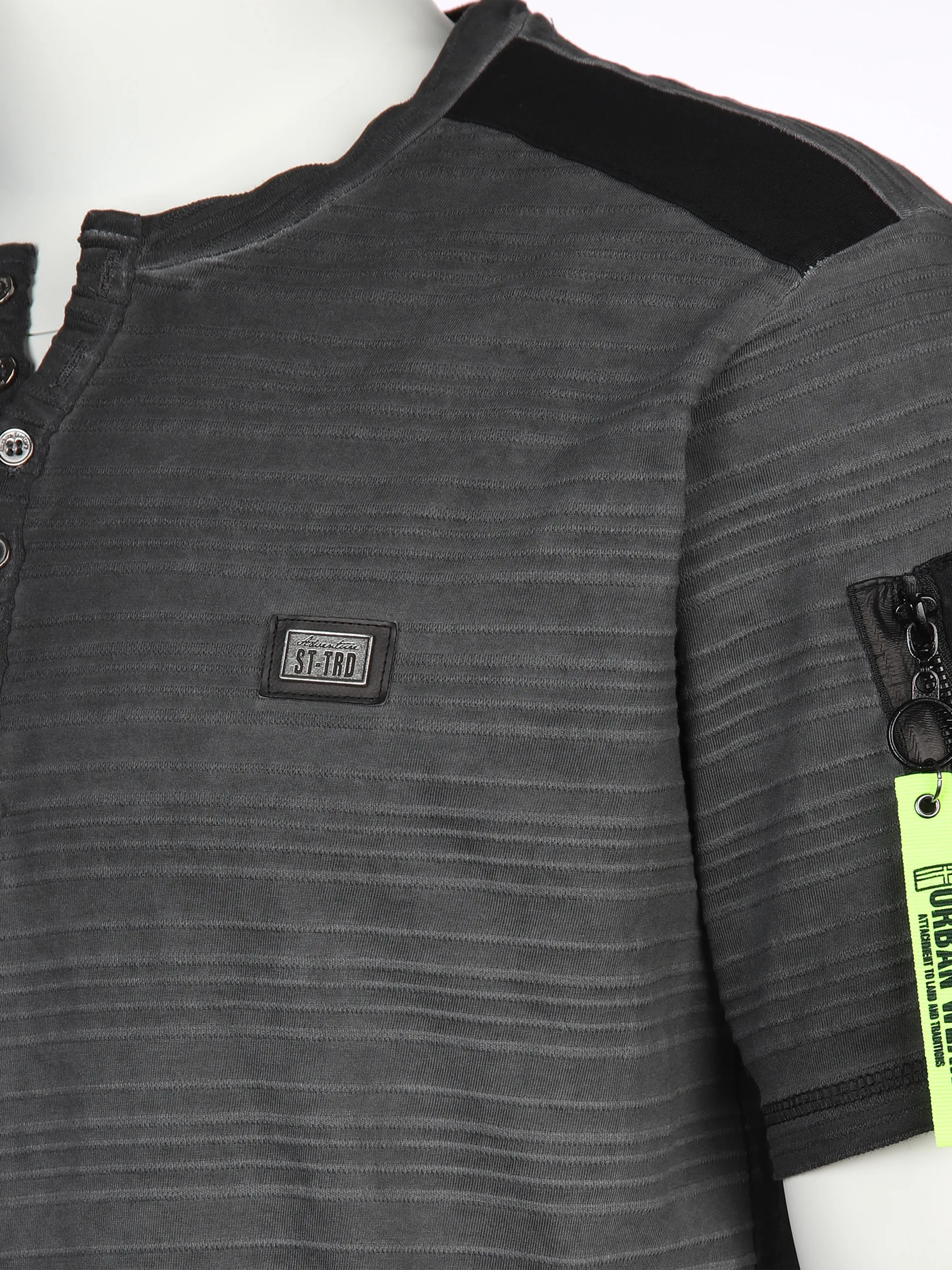 Southern Territory He. Henleyshirt 1/2 Arm Jacquard Schwarz 881707 SCHWARZ 3 Southern Territory He. Henleyshirt 1/2 Arm Jacquard Schwarz 881707 SCHWARZ 3