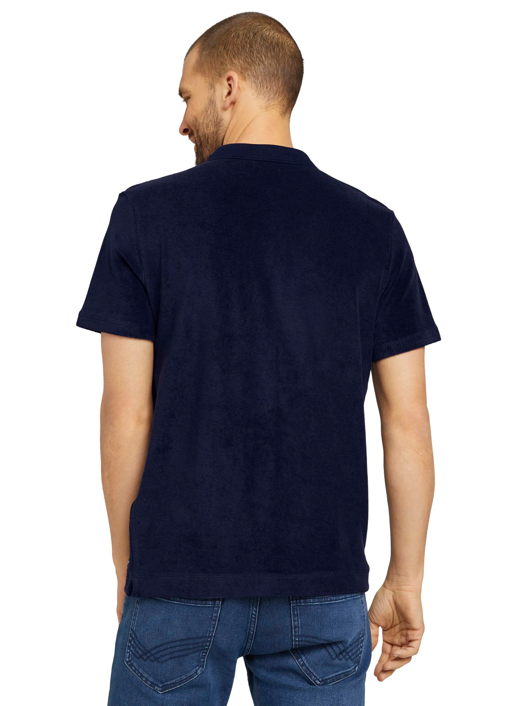 Tom Tailor 1026299 towelling polo Blau 853114 10932 2 Tom Tailor 1026299 towelling polo Blau 853114 10932 2